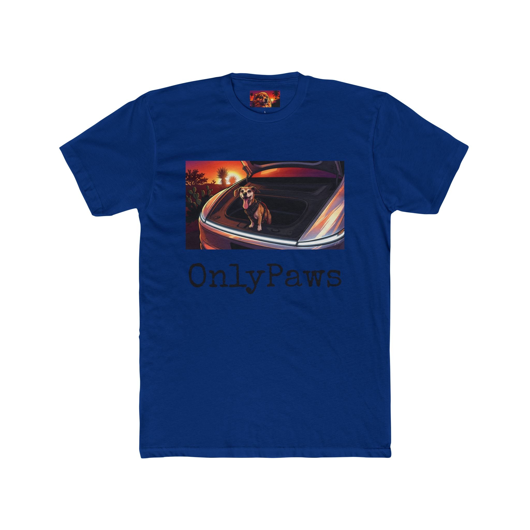 LowRider Edition OnlyPaws Sunset Dog T-Shirt