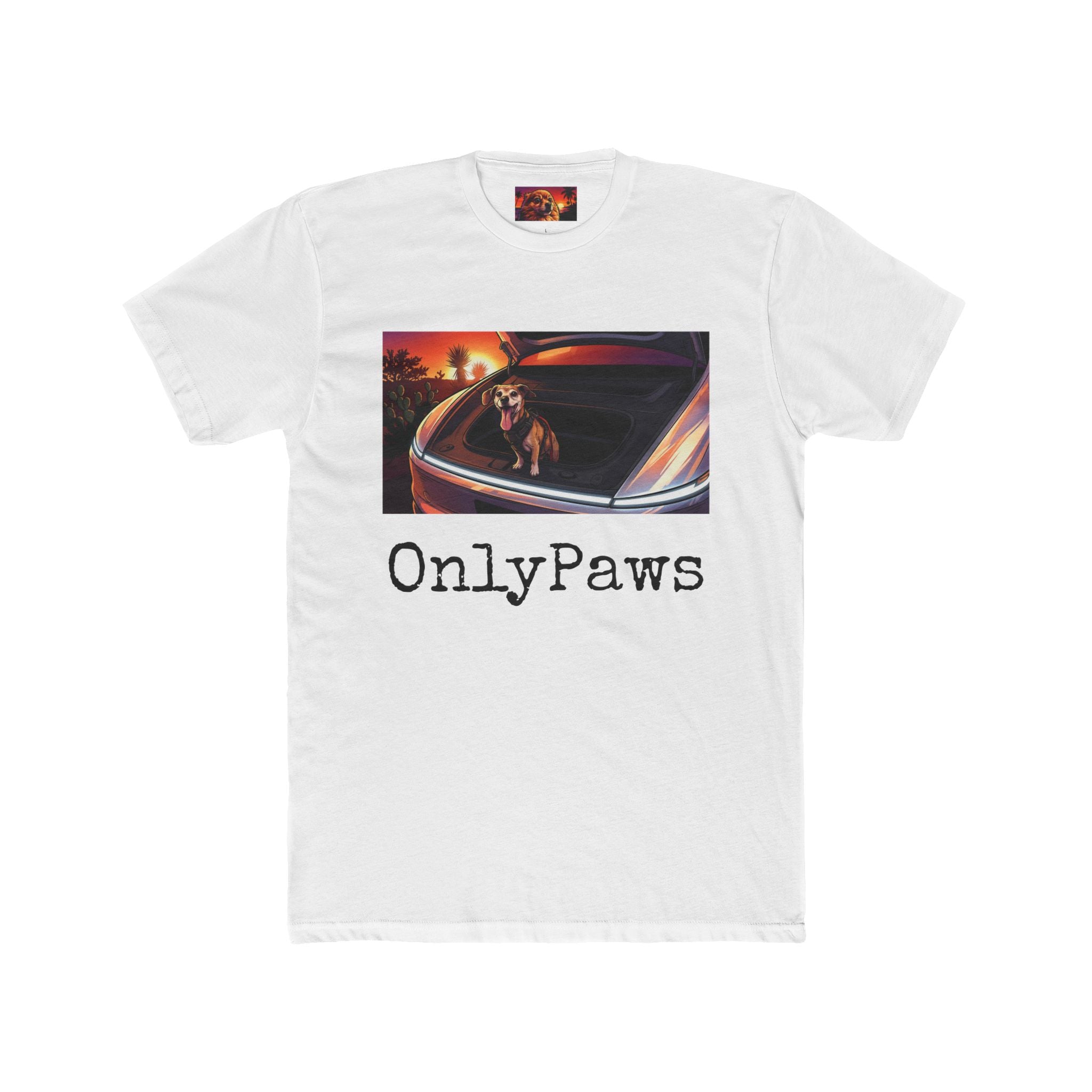 LowRider Edition OnlyPaws Sunset Dog T-Shirt