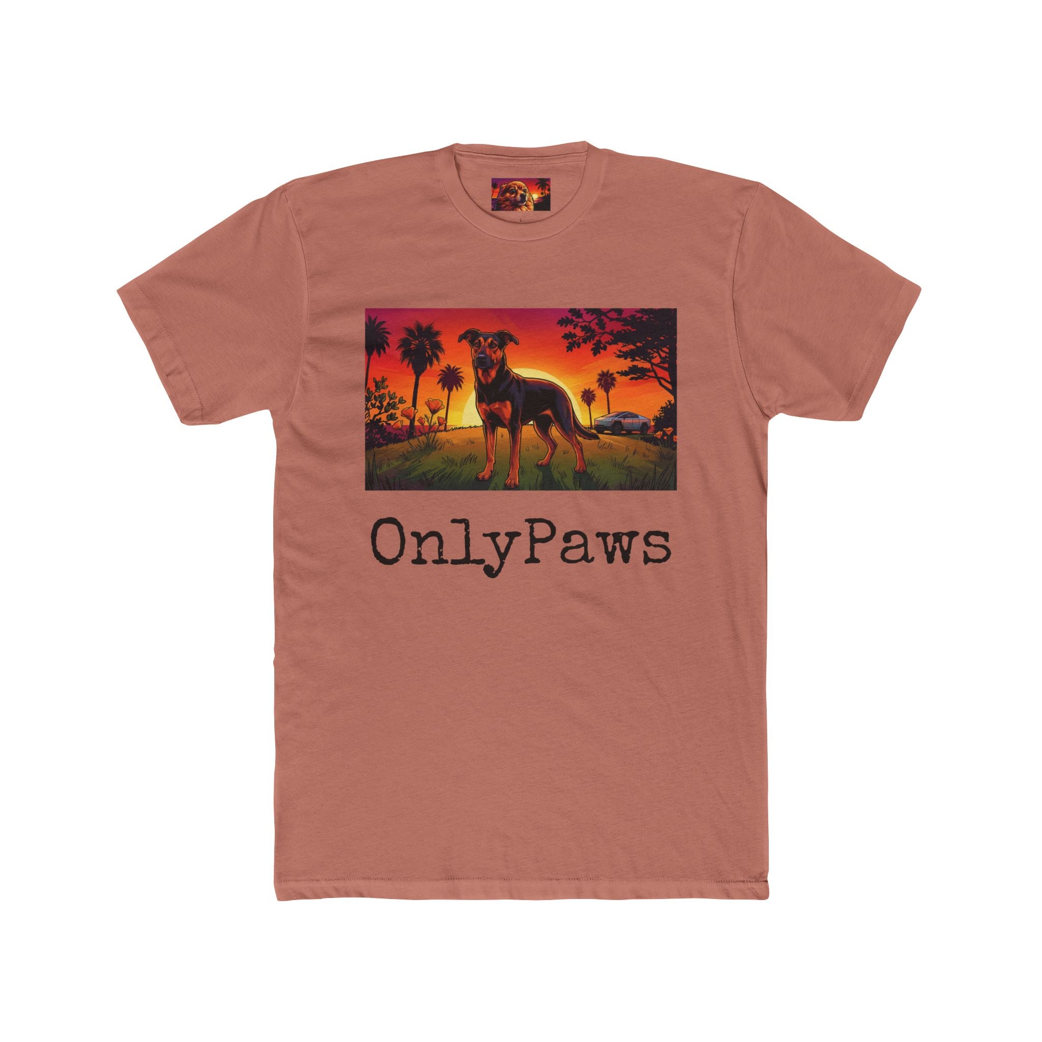 Princess Leia Edition OnlyPaws Sunset Dog T-Shirt