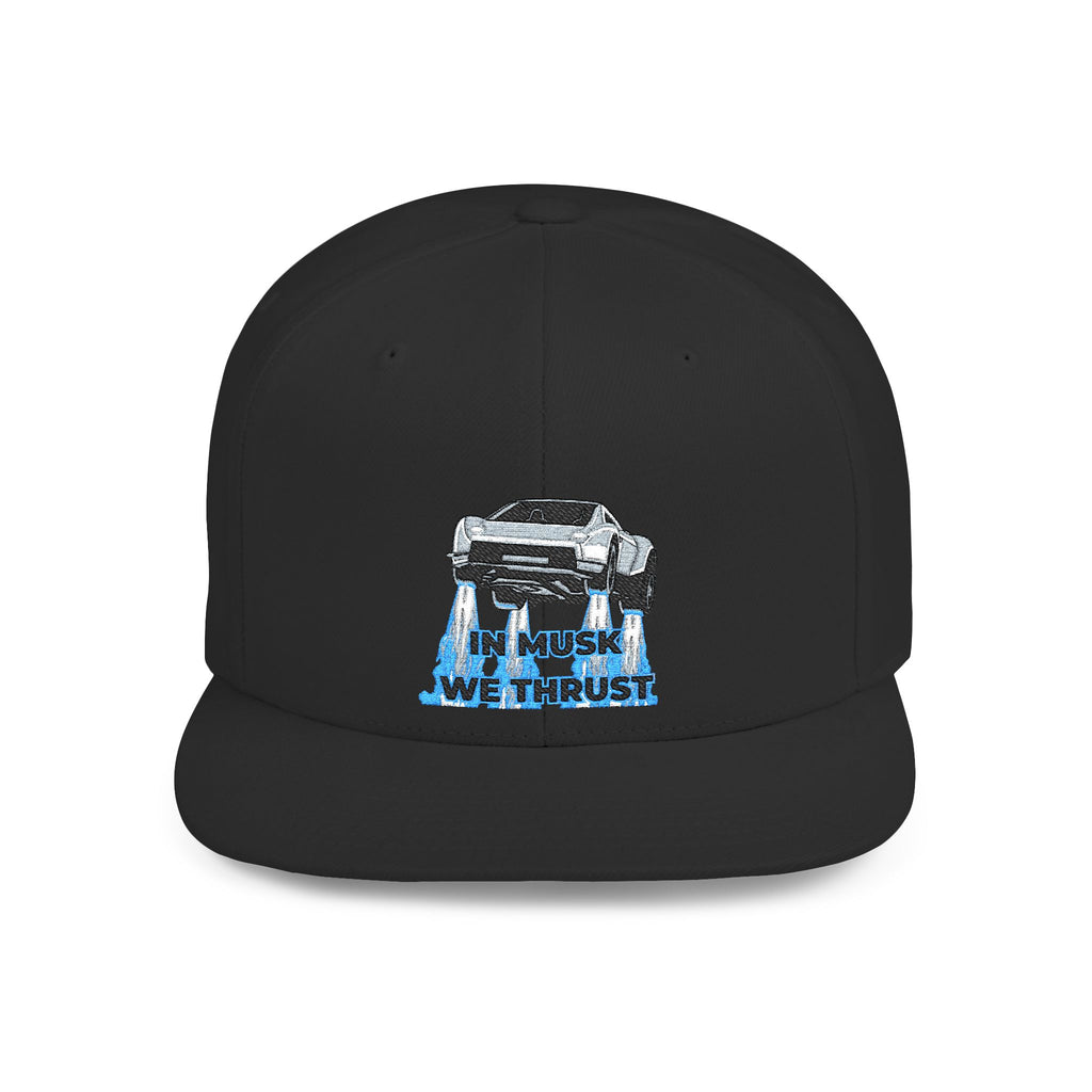 SmokehBear 'In Musk we Thrust" Roadster Flat Bill Snapback Hat
