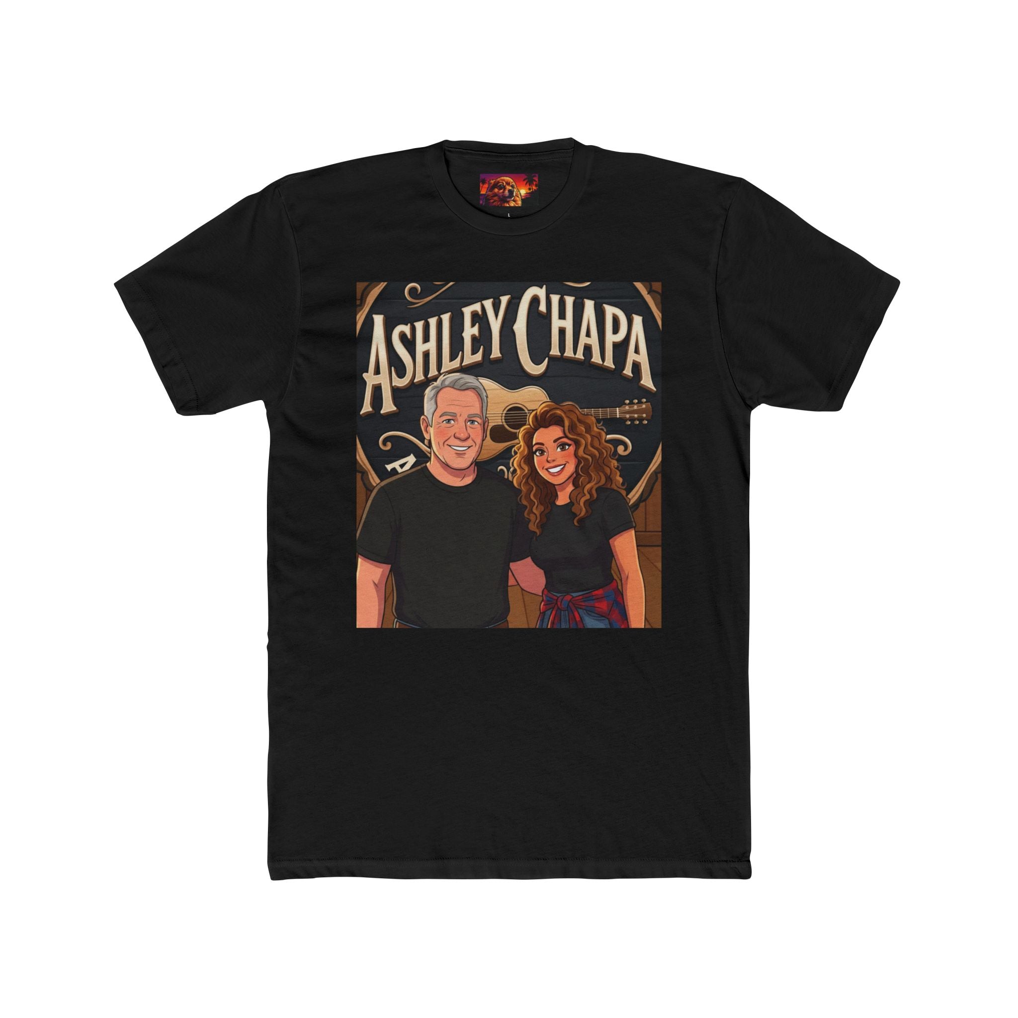 Ashley Chapa "Bruce Duo." Cotton T-Shirt