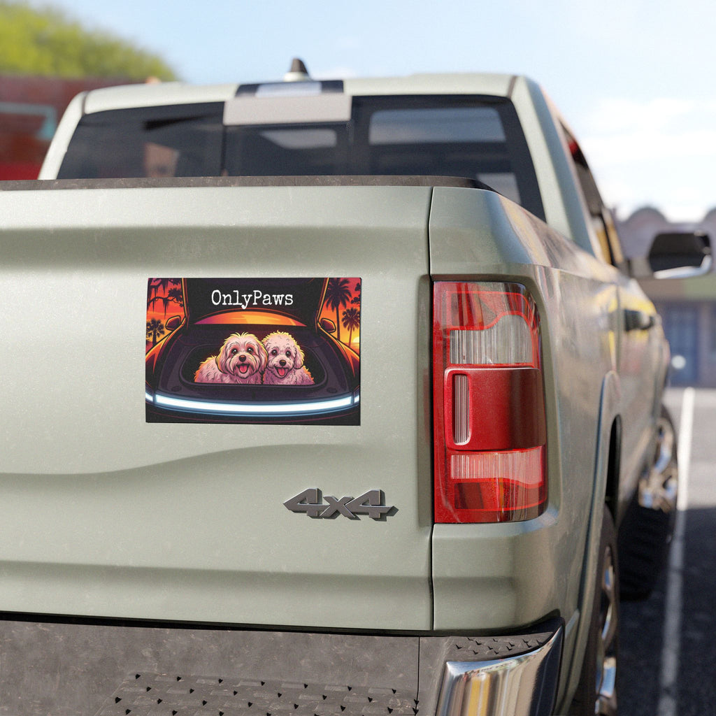 OnlyPaws Chevy and Fiona Car Magnet