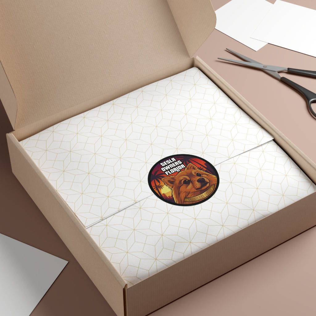 Round Vinyl Sticker — "SmokehBear"