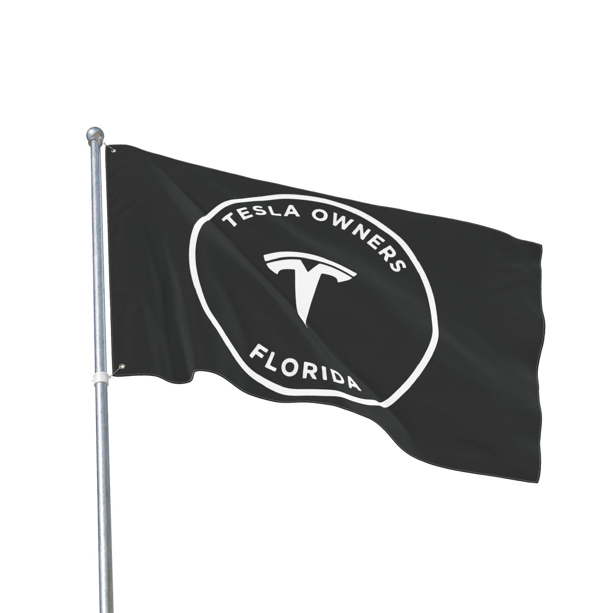 Tesla Owners Florida Double-Sided Club Flag