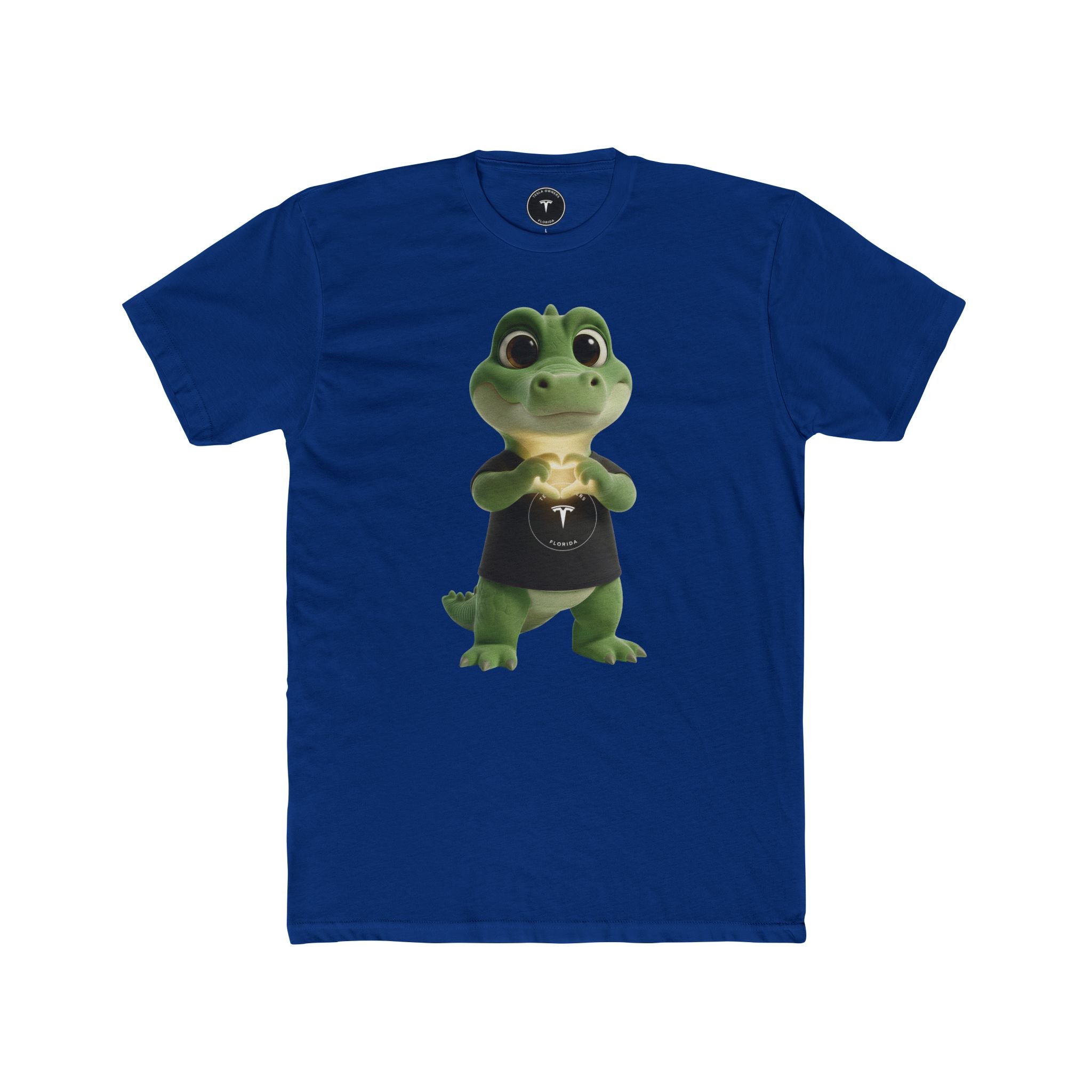 Tesla Owners Florida FloDaGator Heart Glow T-Shirt
