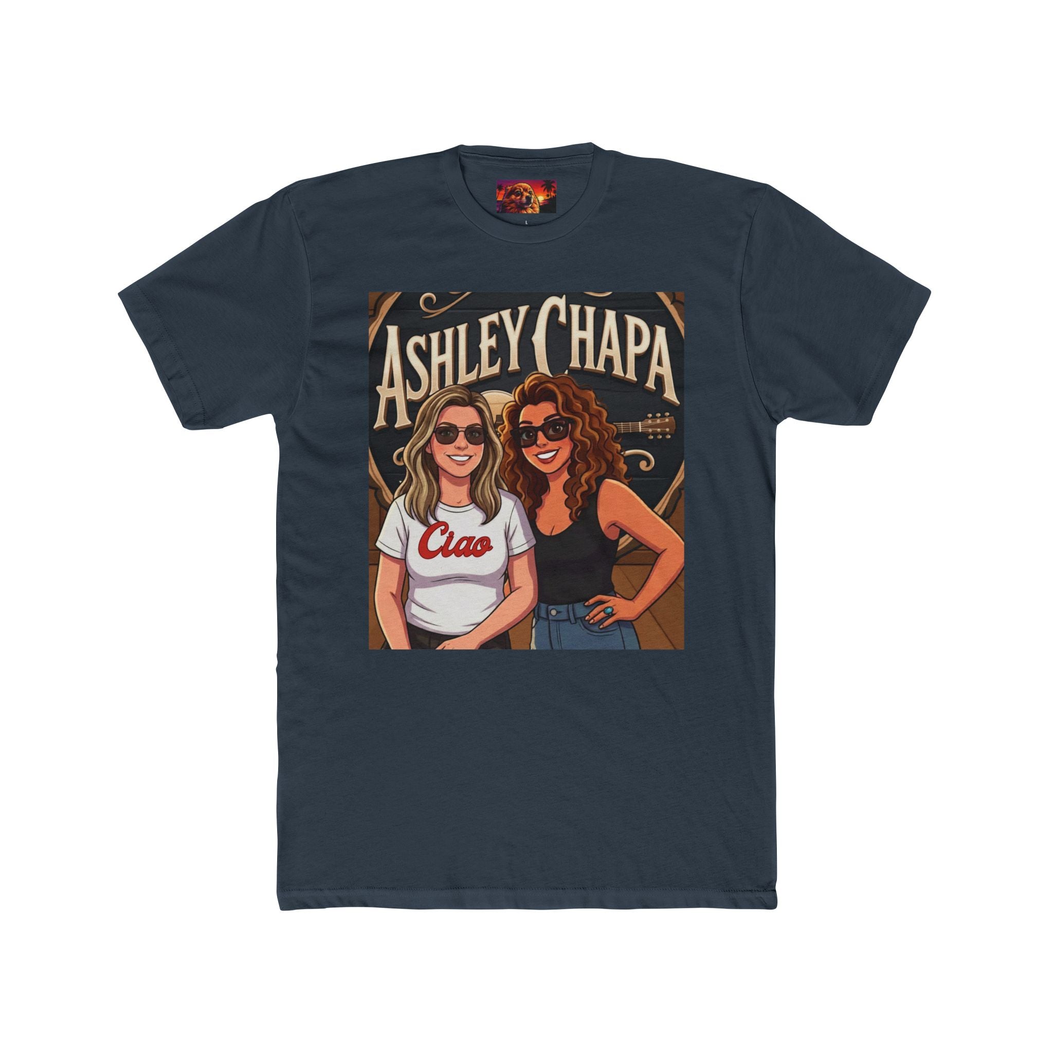 Ashley Chapa "Marsha Duo." Cotton T-Shirt