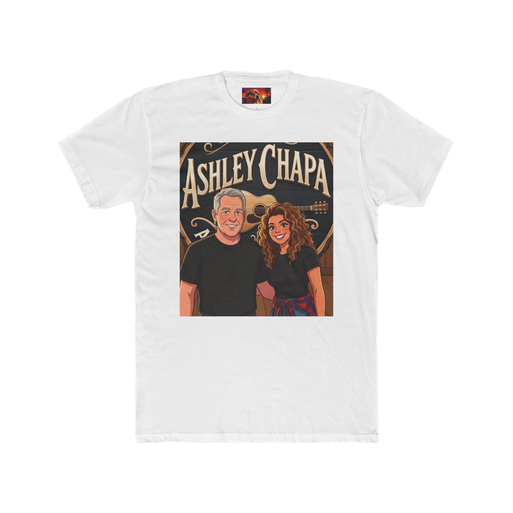 Ashley Chapa "Bruce Duo." Cotton T-Shirt