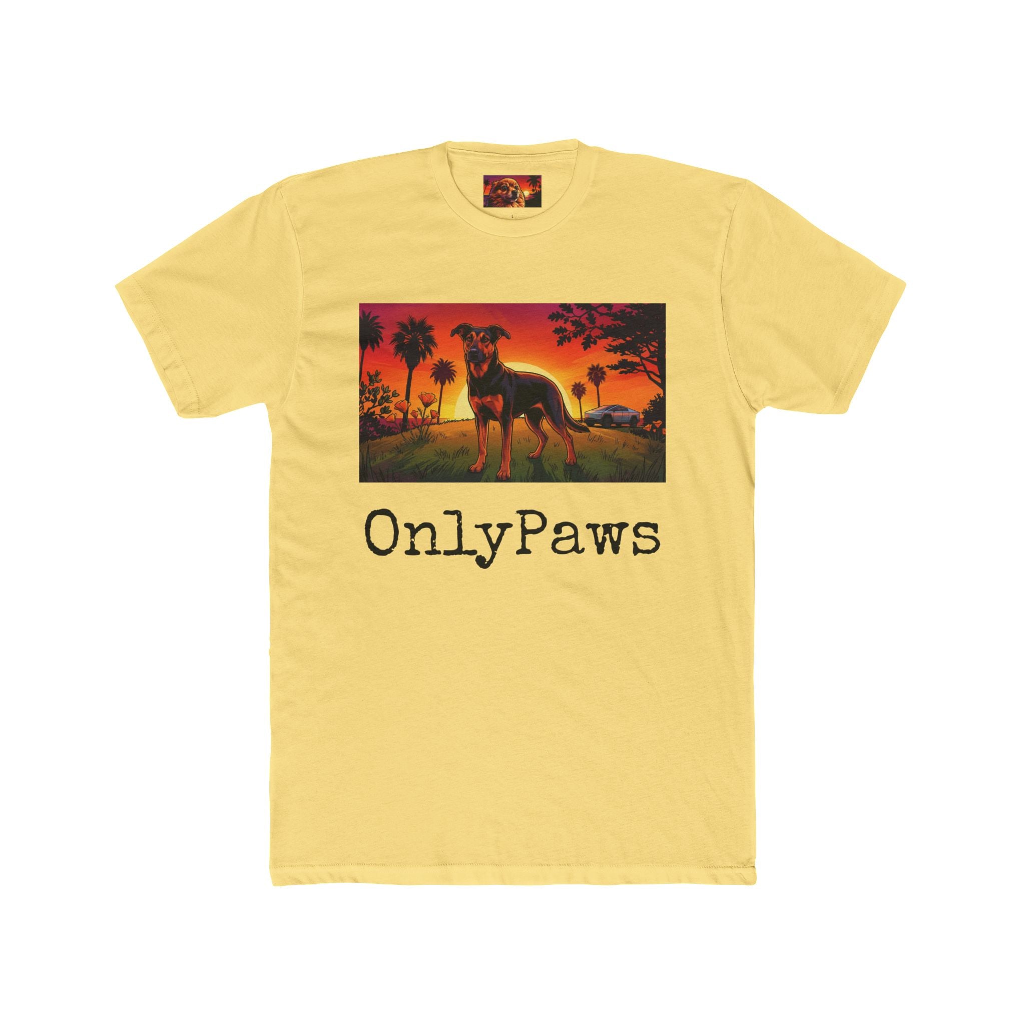 Princess Leia Edition OnlyPaws Sunset Dog T-Shirt