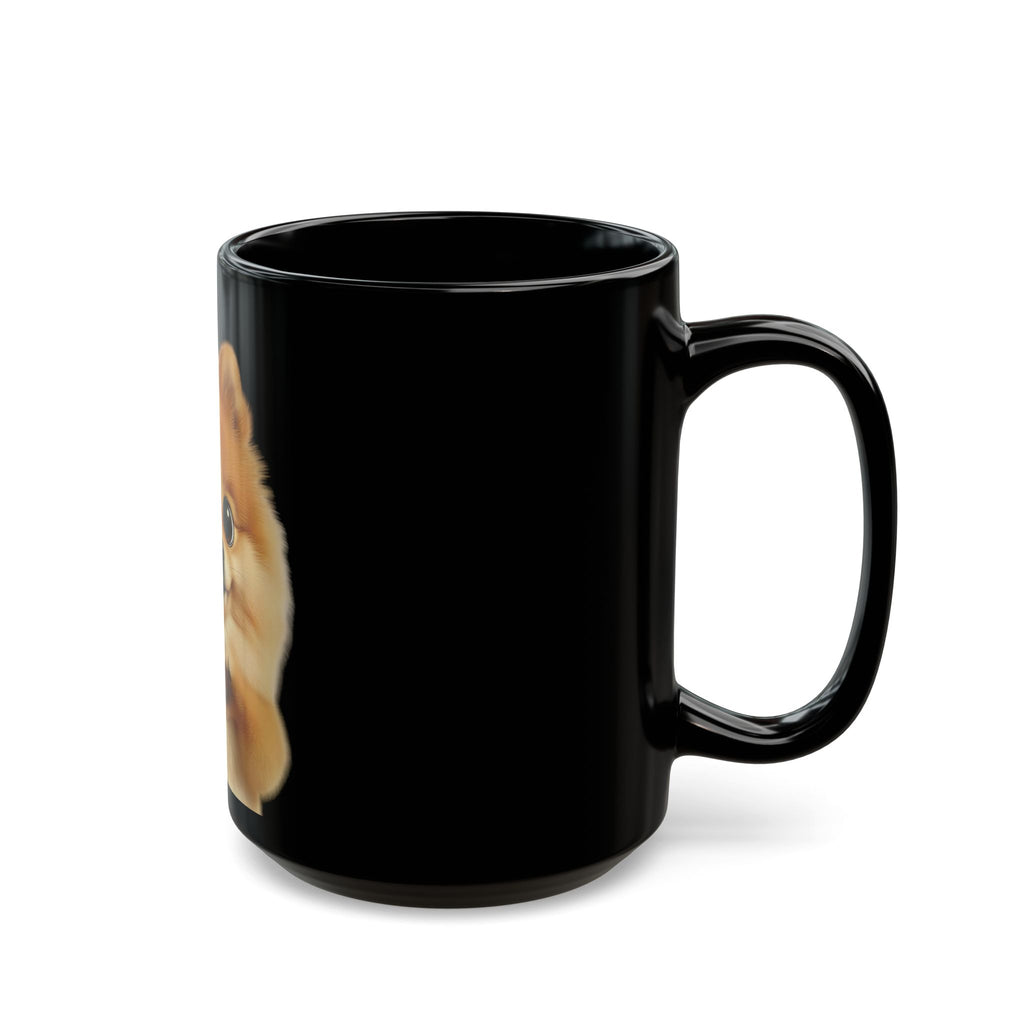 Cute Pomeranian Heart Mug — Lil' Bear Dog Coffee Cup (11oz, 15oz)