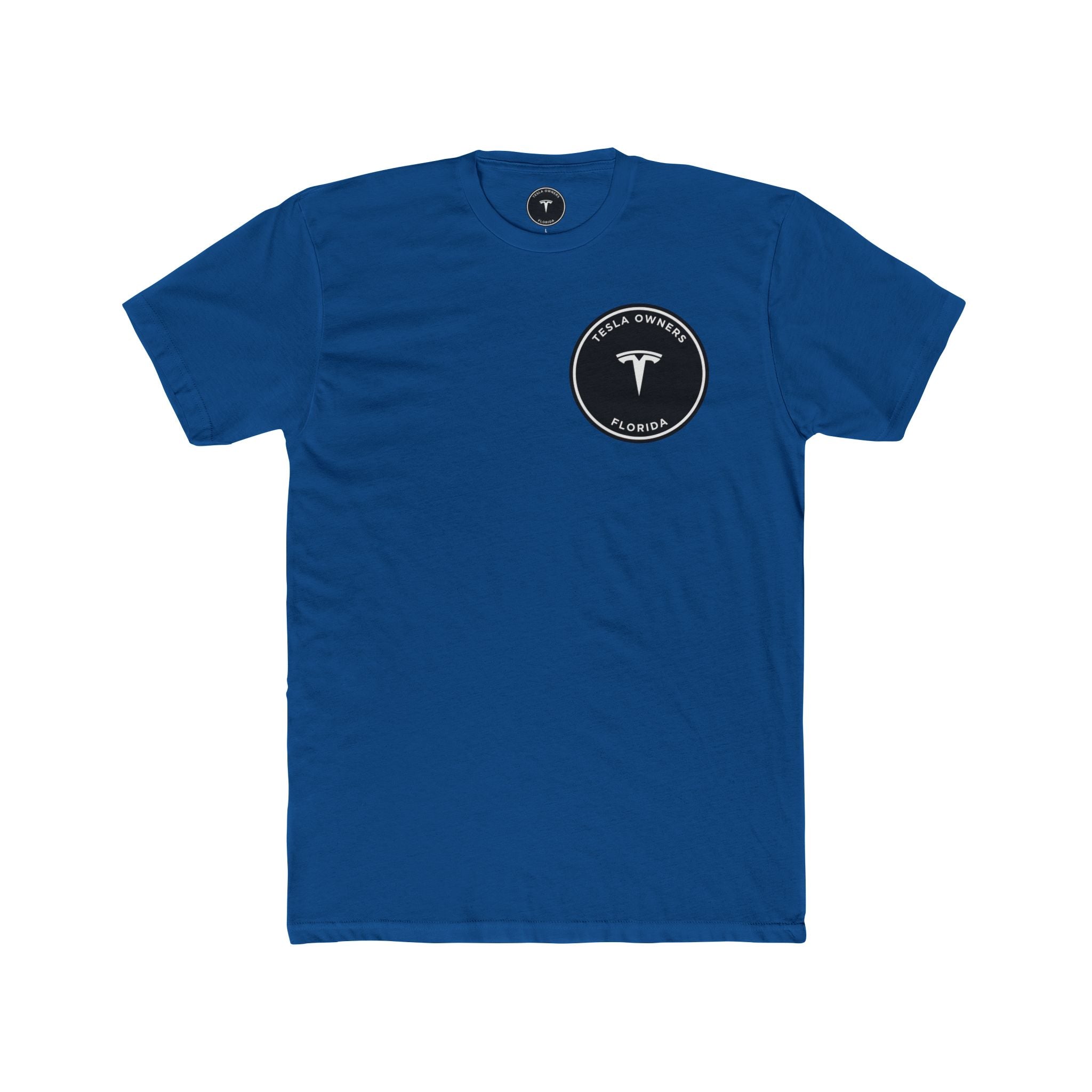 Tesla Owners Florida T-Shirt (small logo front, large back)