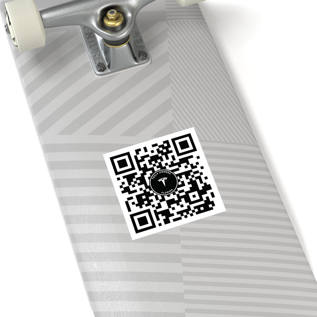 Tesla Owners Florida Join QR stickers (Indoor/Outdoor)
