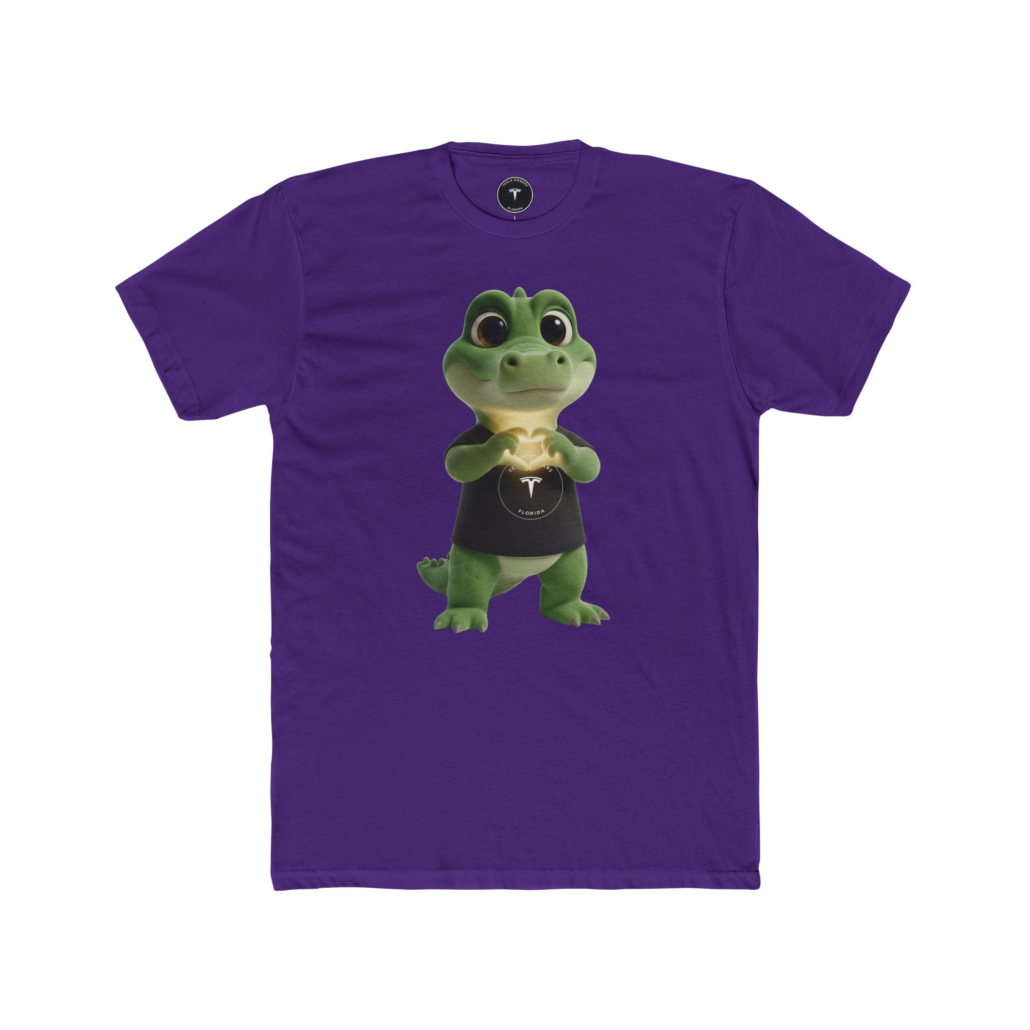 Tesla Owners Florida FloDaGator Heart Glow T-Shirt