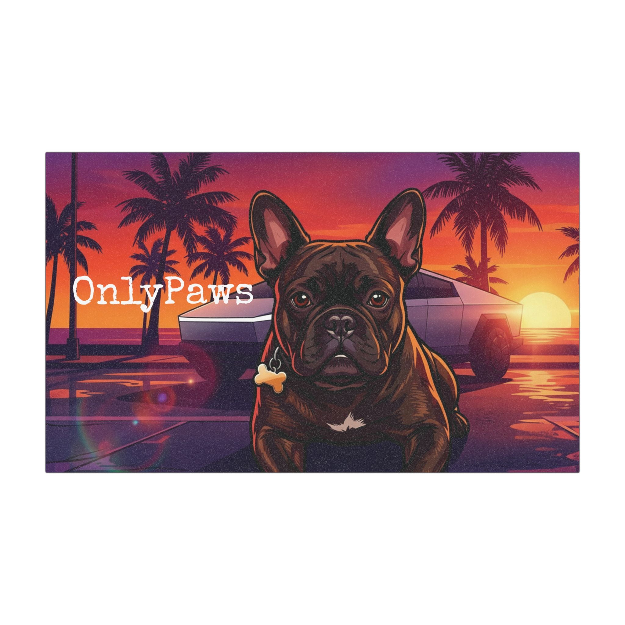 French Bulldog Mateo Edition Car Magnet — "OnlyPaws"