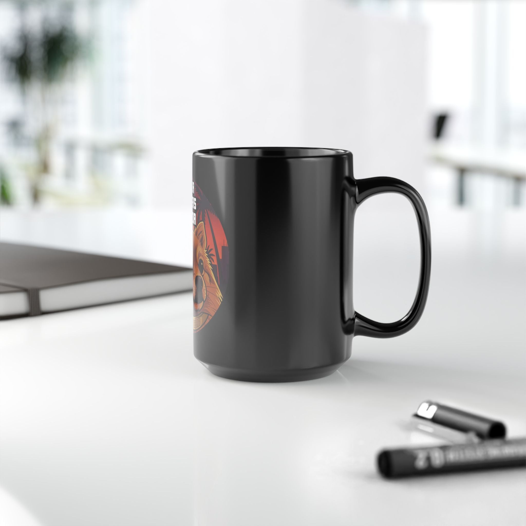 SmokehBear Mug  (Black 11oz/15oz)