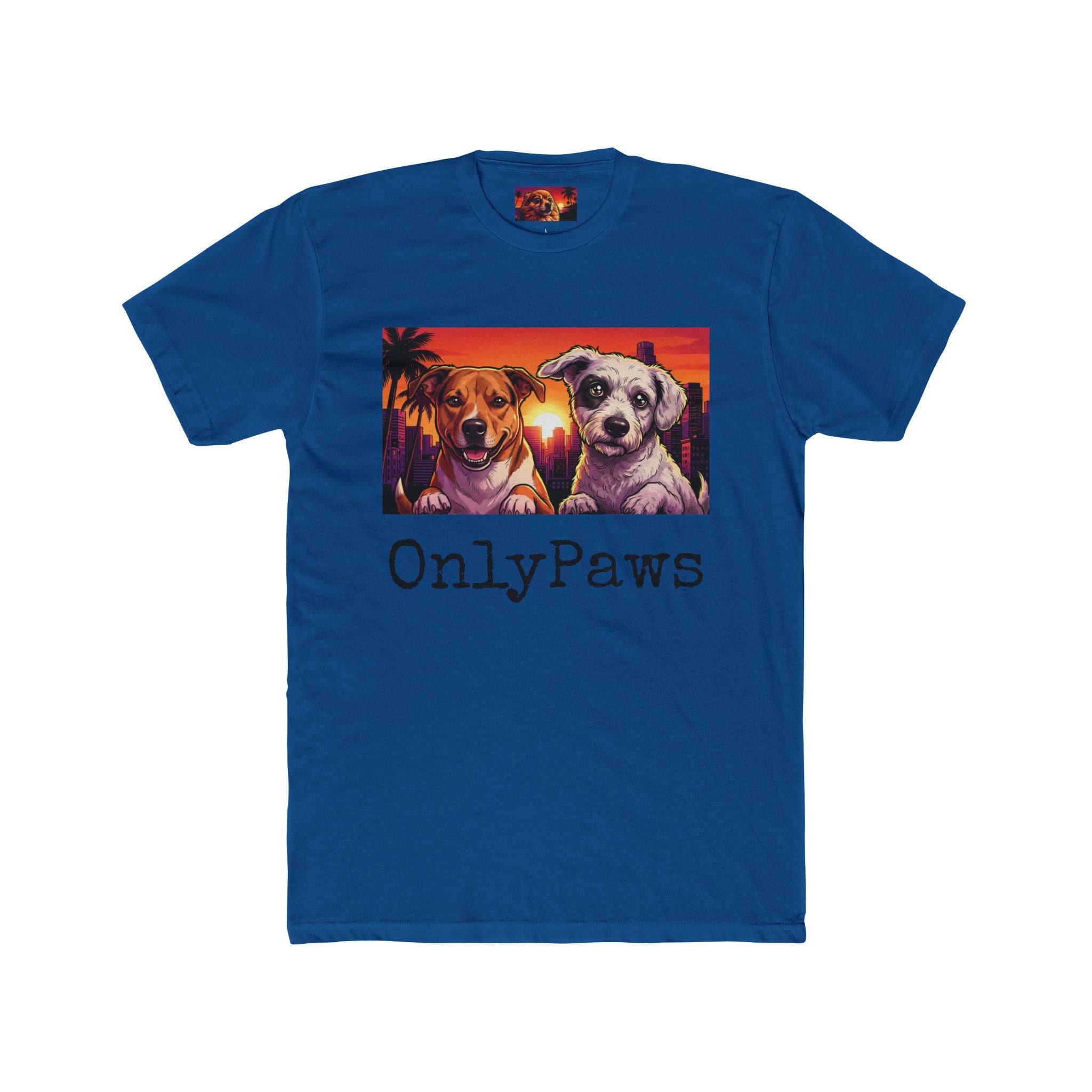 Oakley and Buster OnlyPaws Sunset Dog Tee