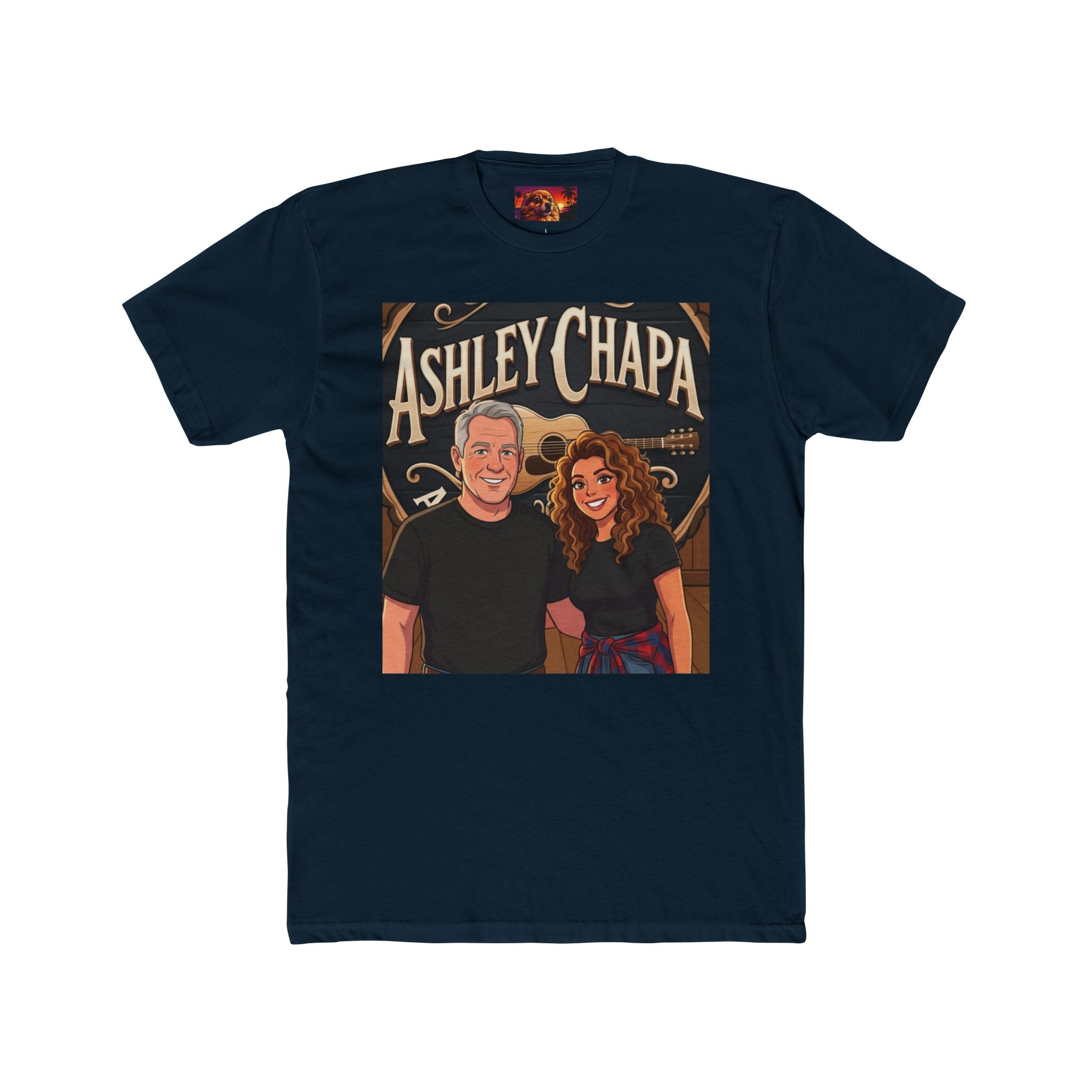 Ashley Chapa "Bruce Duo." Cotton T-Shirt