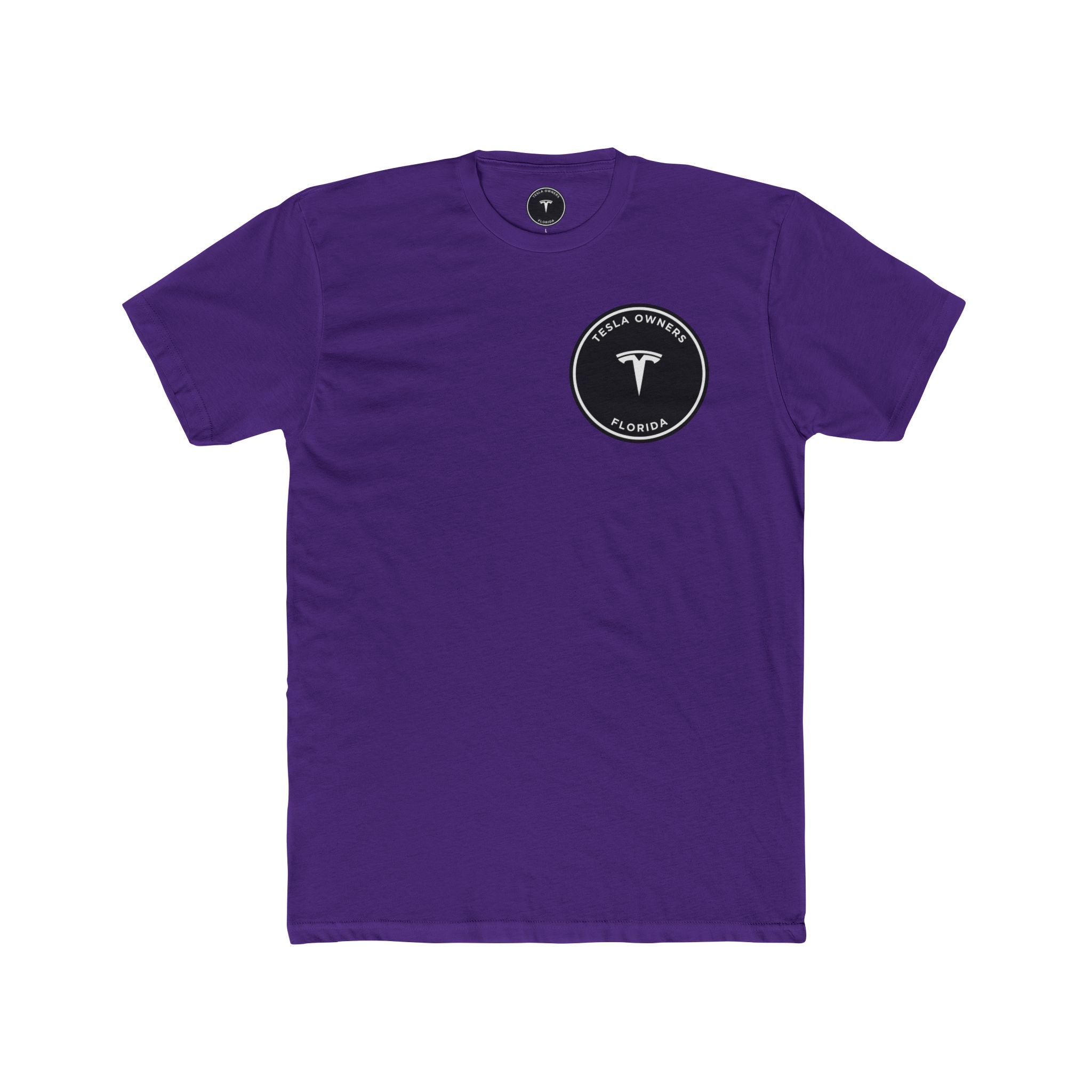 Tesla Owners Florida T-Shirt (small logo front, large back)