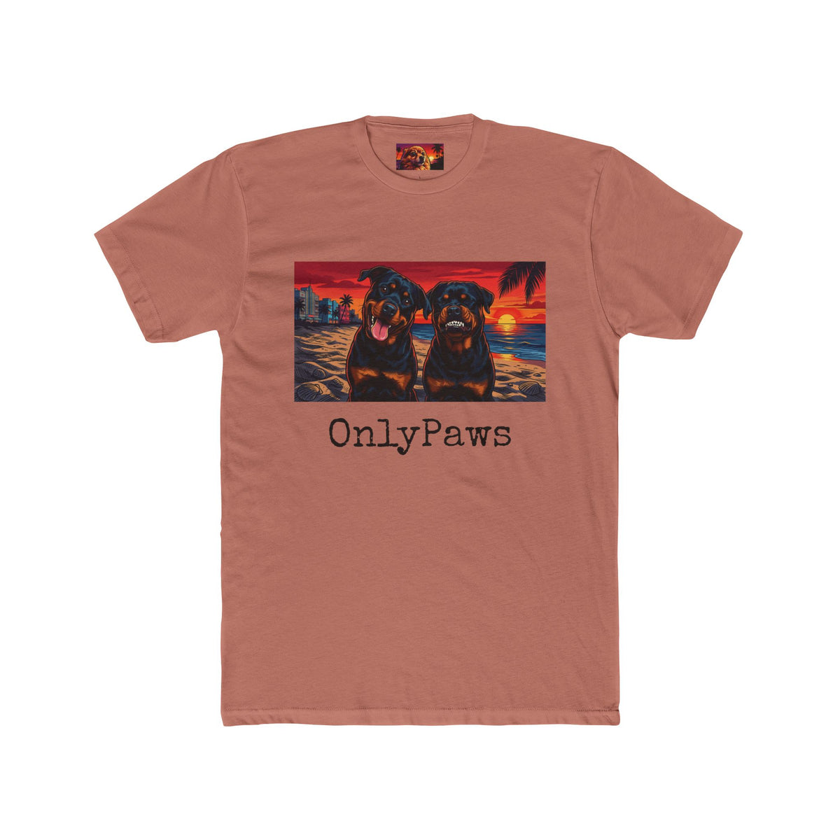 OnlyPaws Sunset Oliver and Dexter Tee