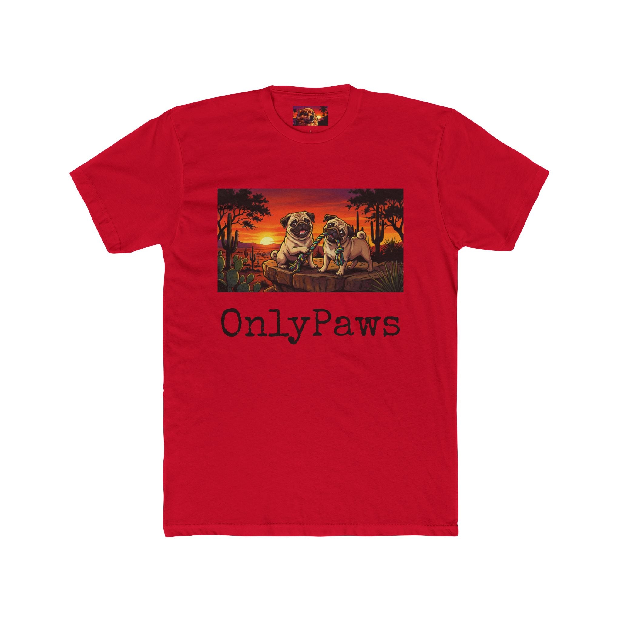Bean and Egg Edition OnlyPaws Sunset Dog T-Shirt