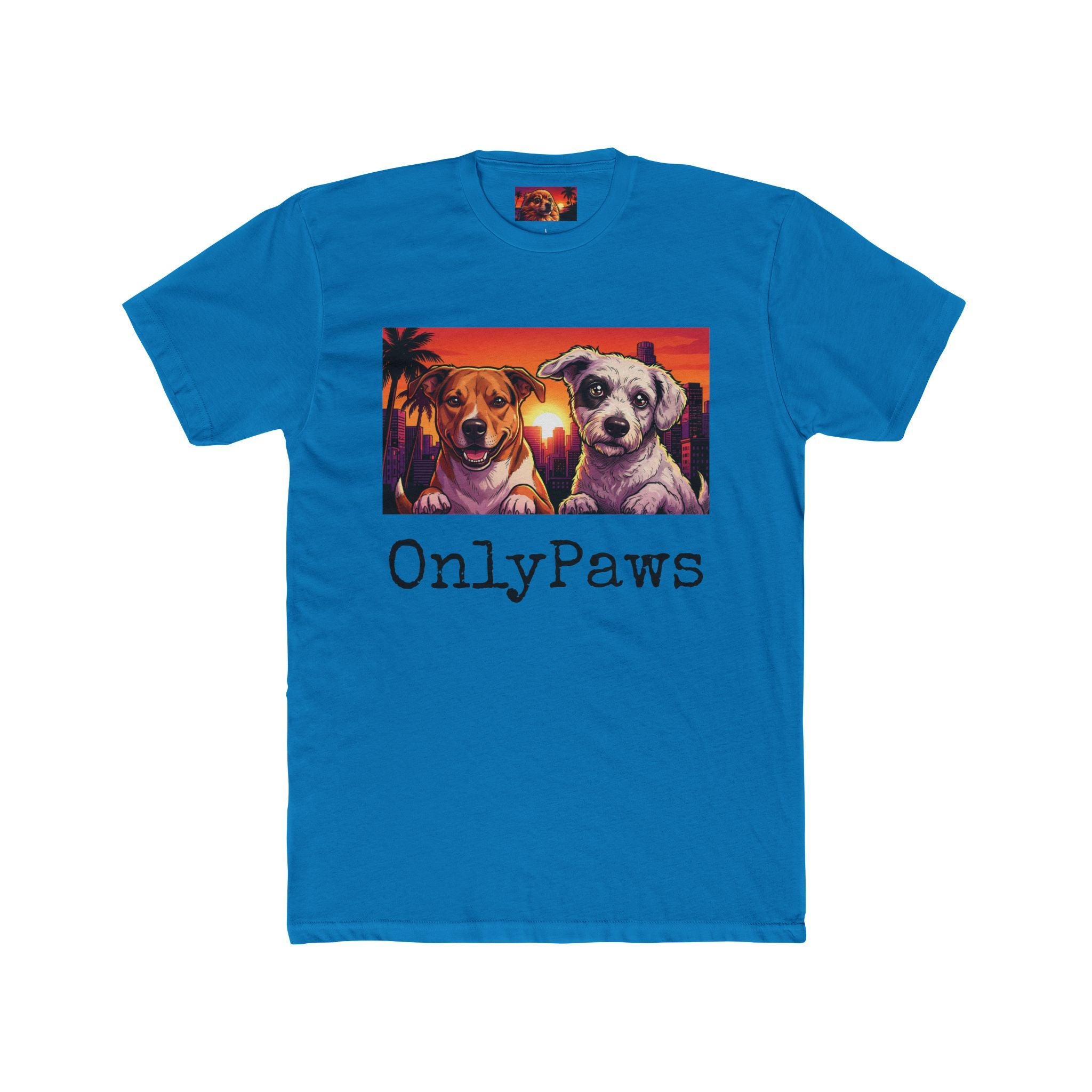 Oakley and Buster OnlyPaws Sunset Dog Tee