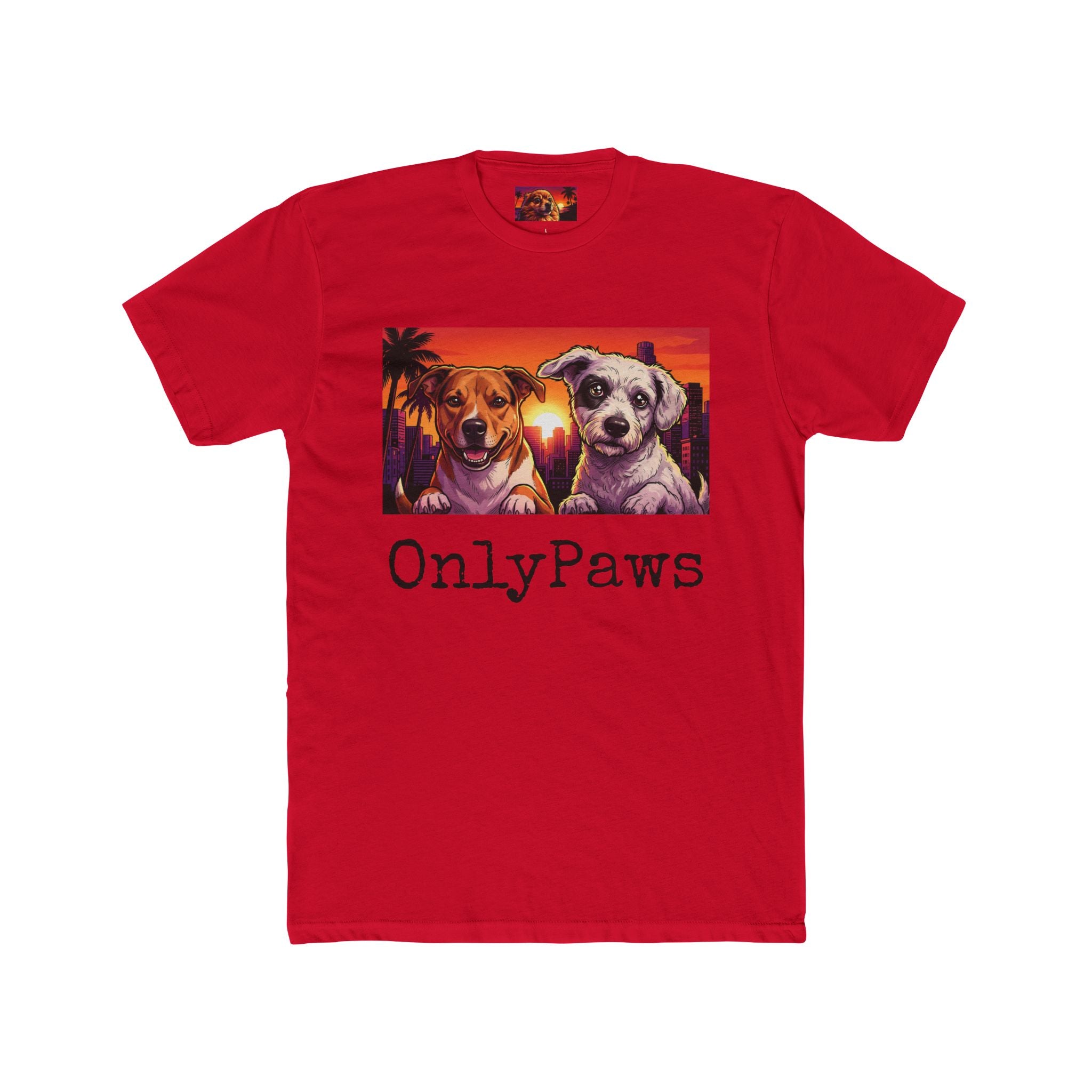 Oakley and Buster OnlyPaws Sunset Dog Tee