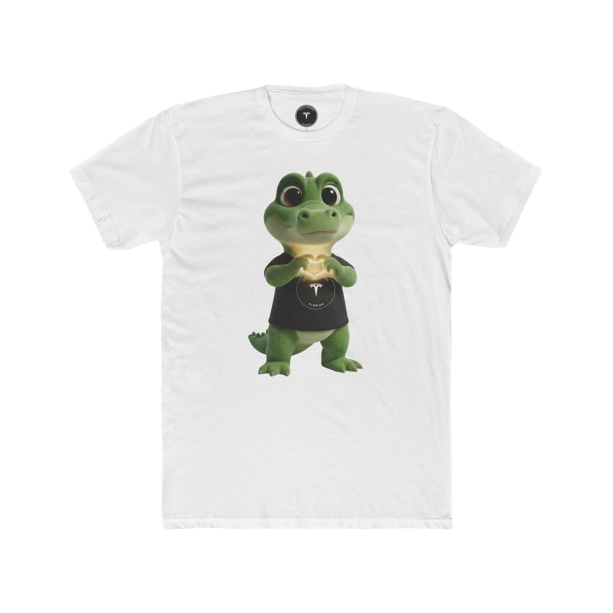 Tesla Owners Florida FloDaGator Heart Glow T-Shirt