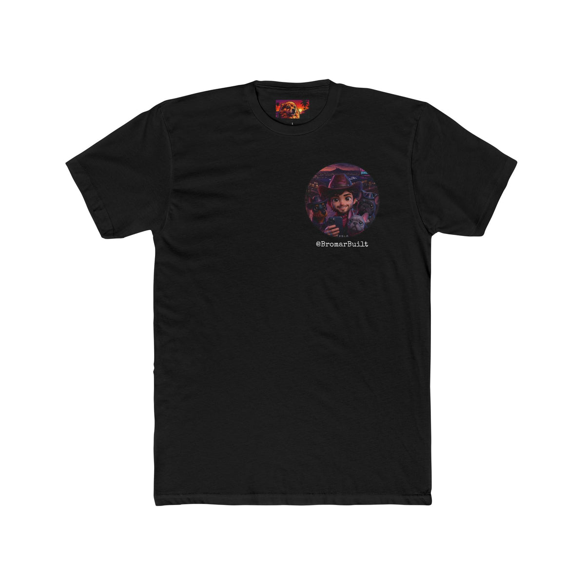 @BromarBuilt "Built with intention. Lived with style." Cotton T-Shirt
