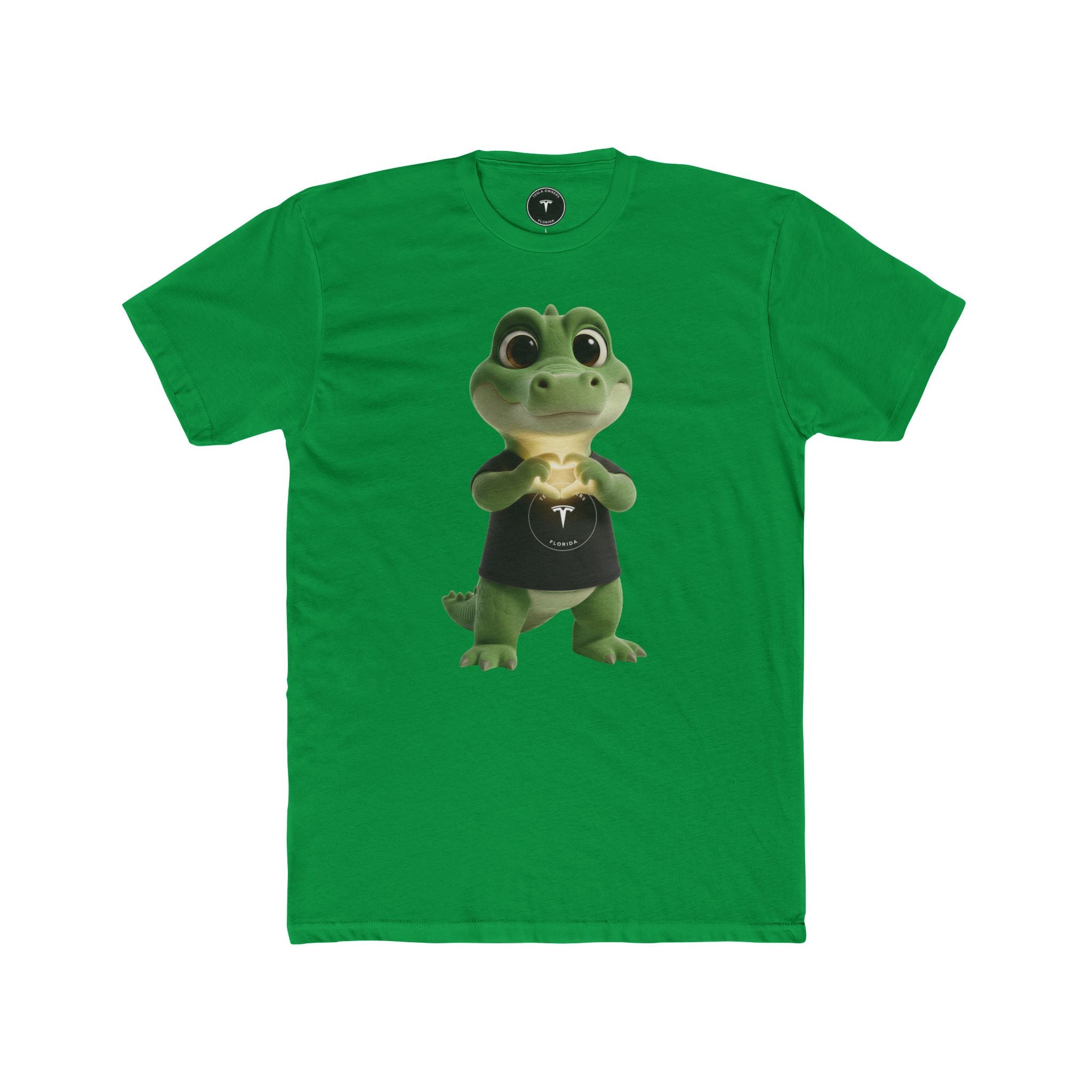 Tesla Owners Florida FloDaGator Heart Glow T-Shirt