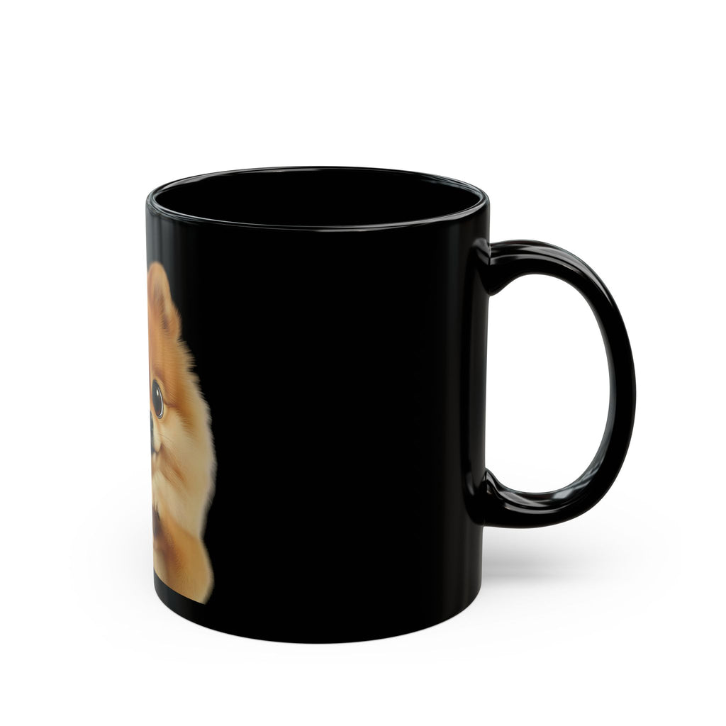 Cute Pomeranian Heart Mug — Lil' Bear Dog Coffee Cup (11oz, 15oz)
