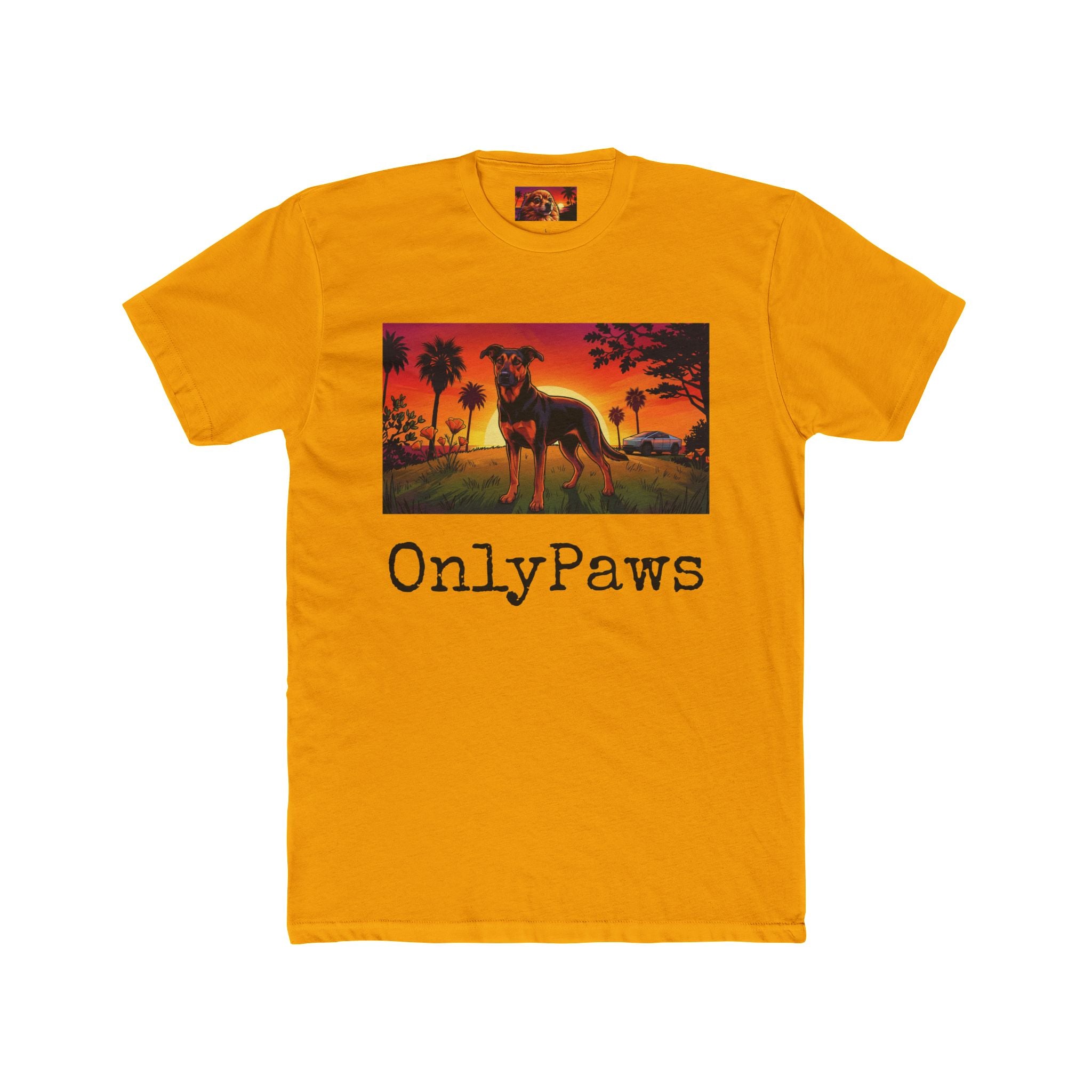 Princess Leia Edition OnlyPaws Sunset Dog T-Shirt