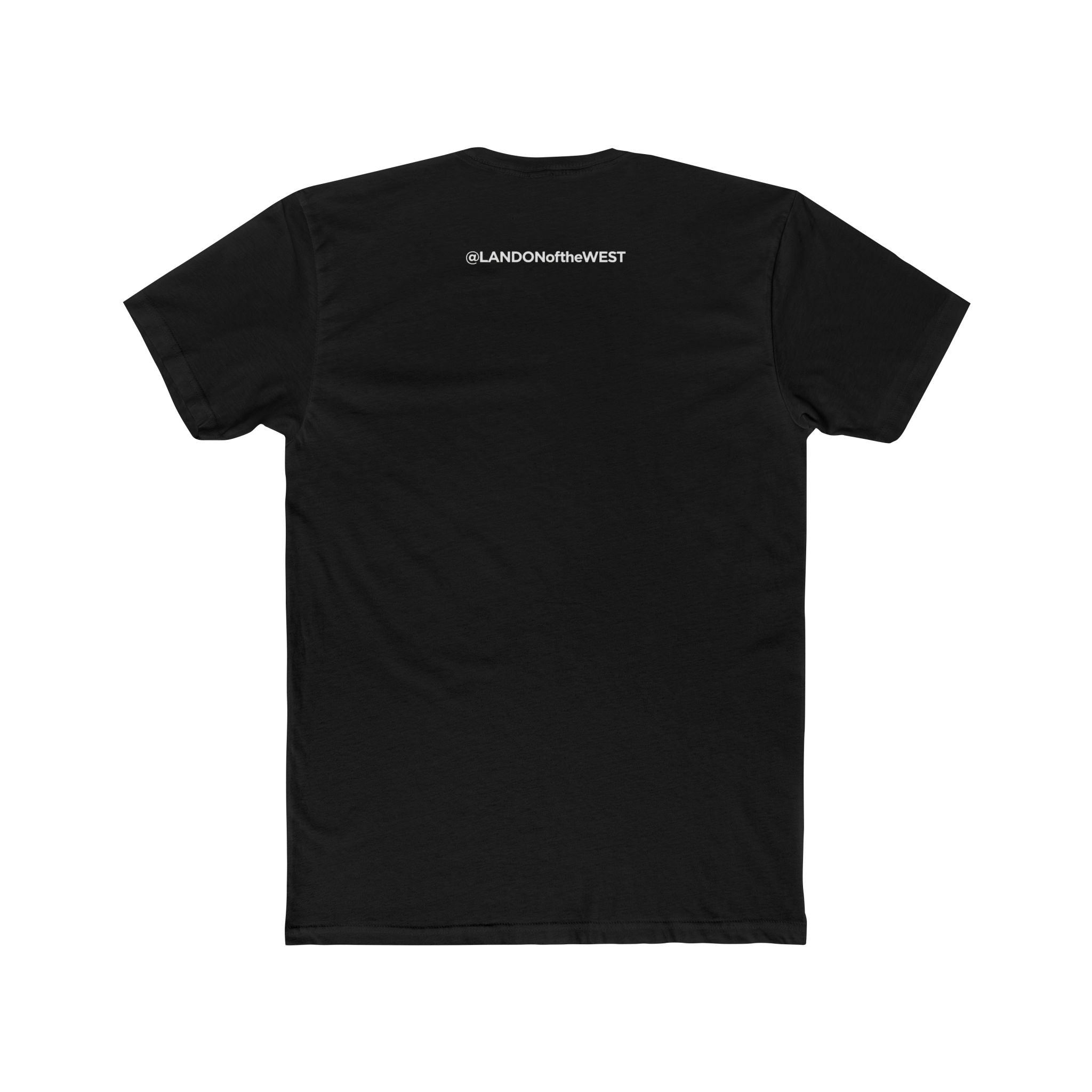 Tesla Owners Western Colorado T-Shirt (Black/White) LANDONoftheWEST (Black and Red)