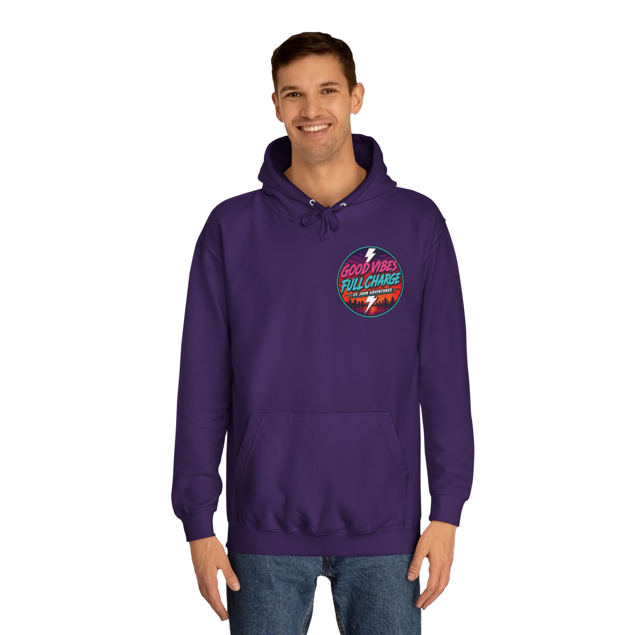 @Its_EV_John — "Good Vibes. Full Charge." Pullover (with pockets)