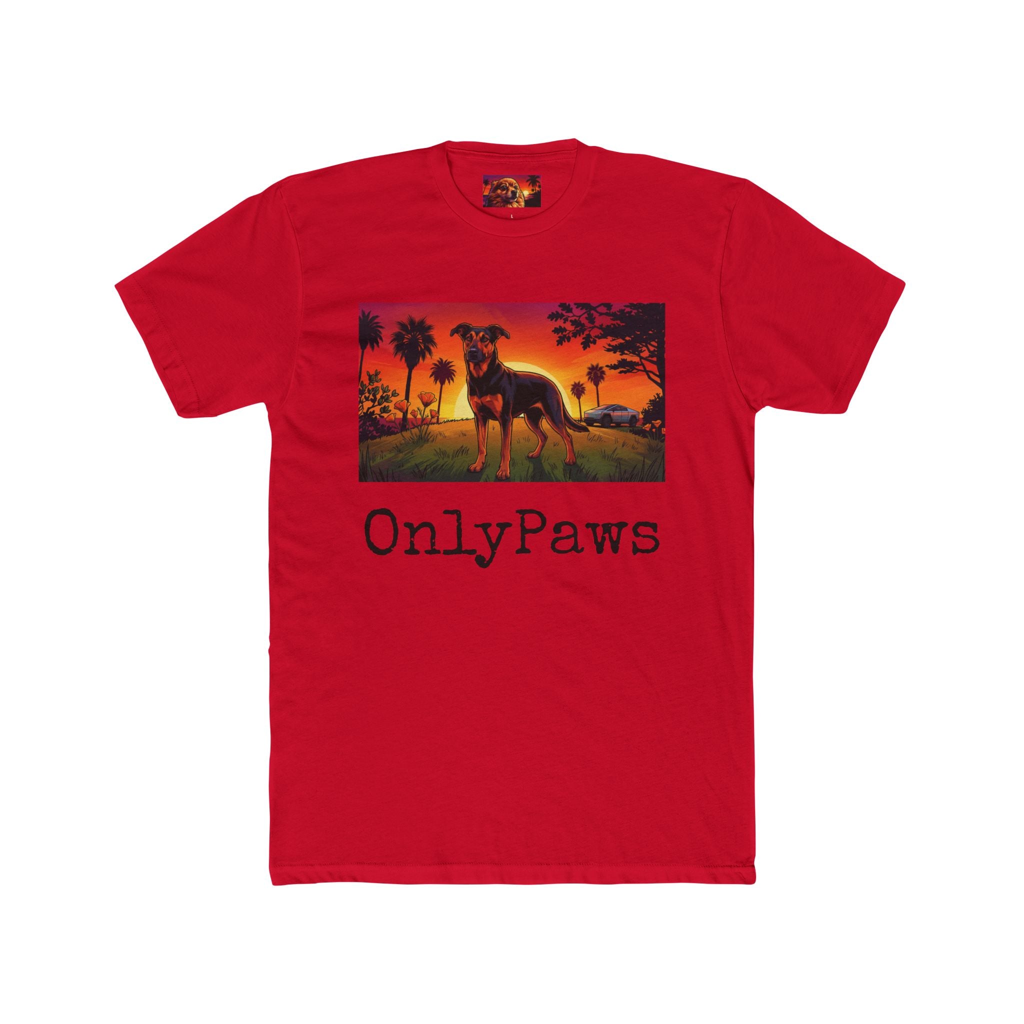 Princess Leia Edition OnlyPaws Sunset Dog T-Shirt