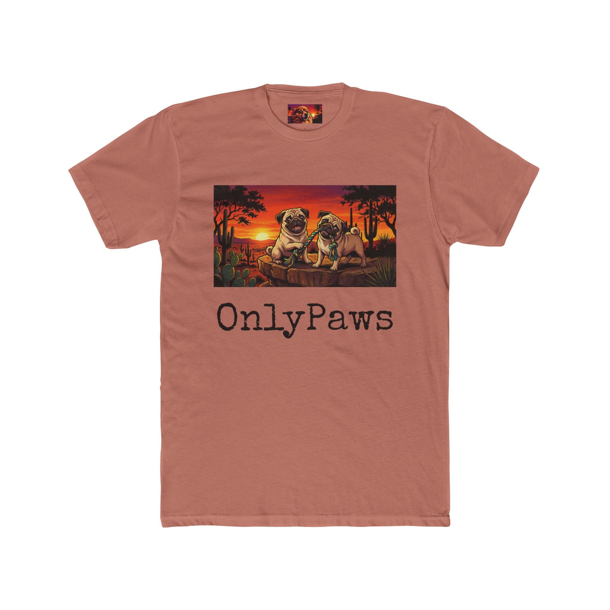 Bean and Egg Edition OnlyPaws Sunset Dog T-Shirt