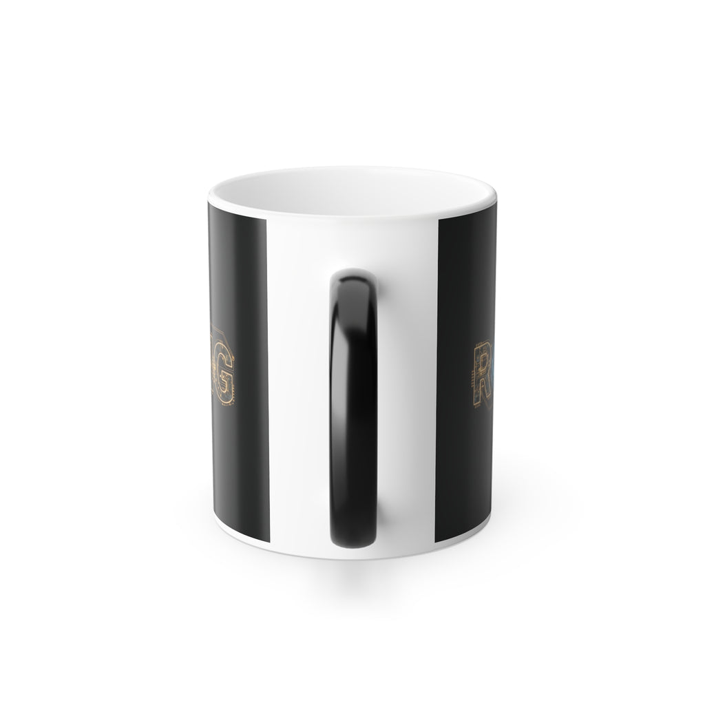 Color‑Changing Mug — "ROBOT'S DRIVING" Camera/Circuit Heat Reveal, 11oz