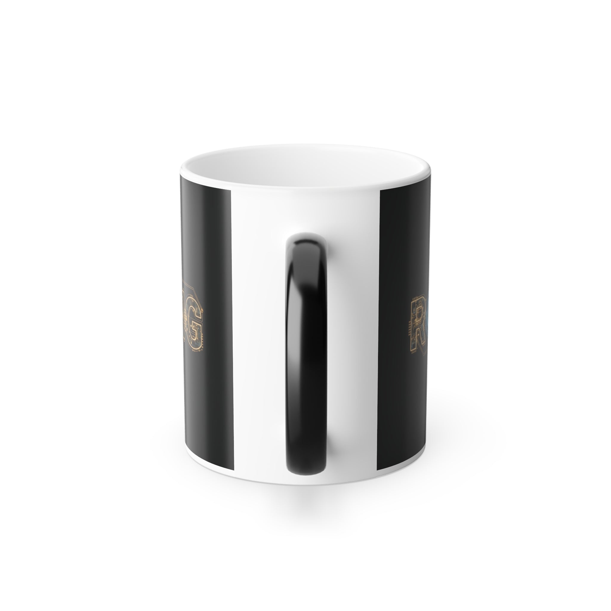 Color‑Changing Mug — "ROBOT'S DRIVING" Camera/Circuit Heat Reveal, 11oz