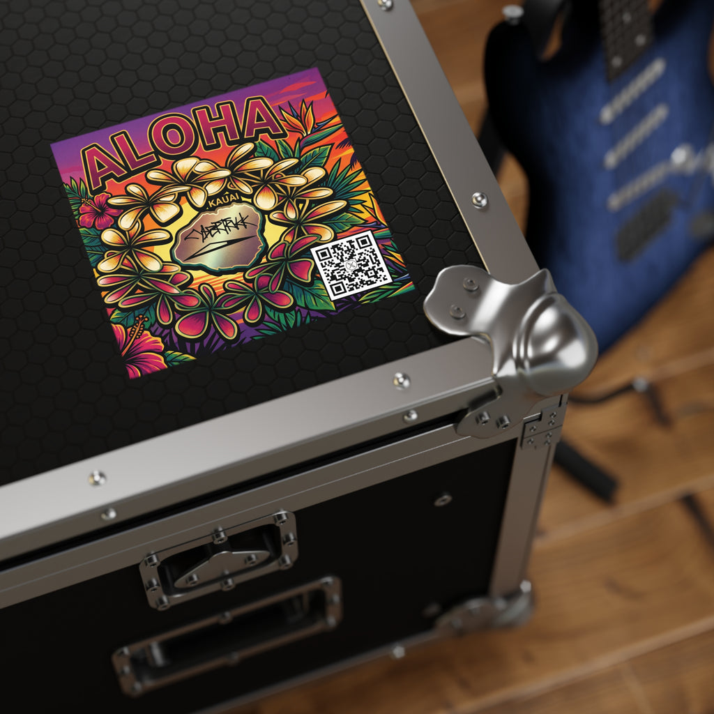 @kauai_renatus ALOHA. stickers (Indoor/Outdoor)