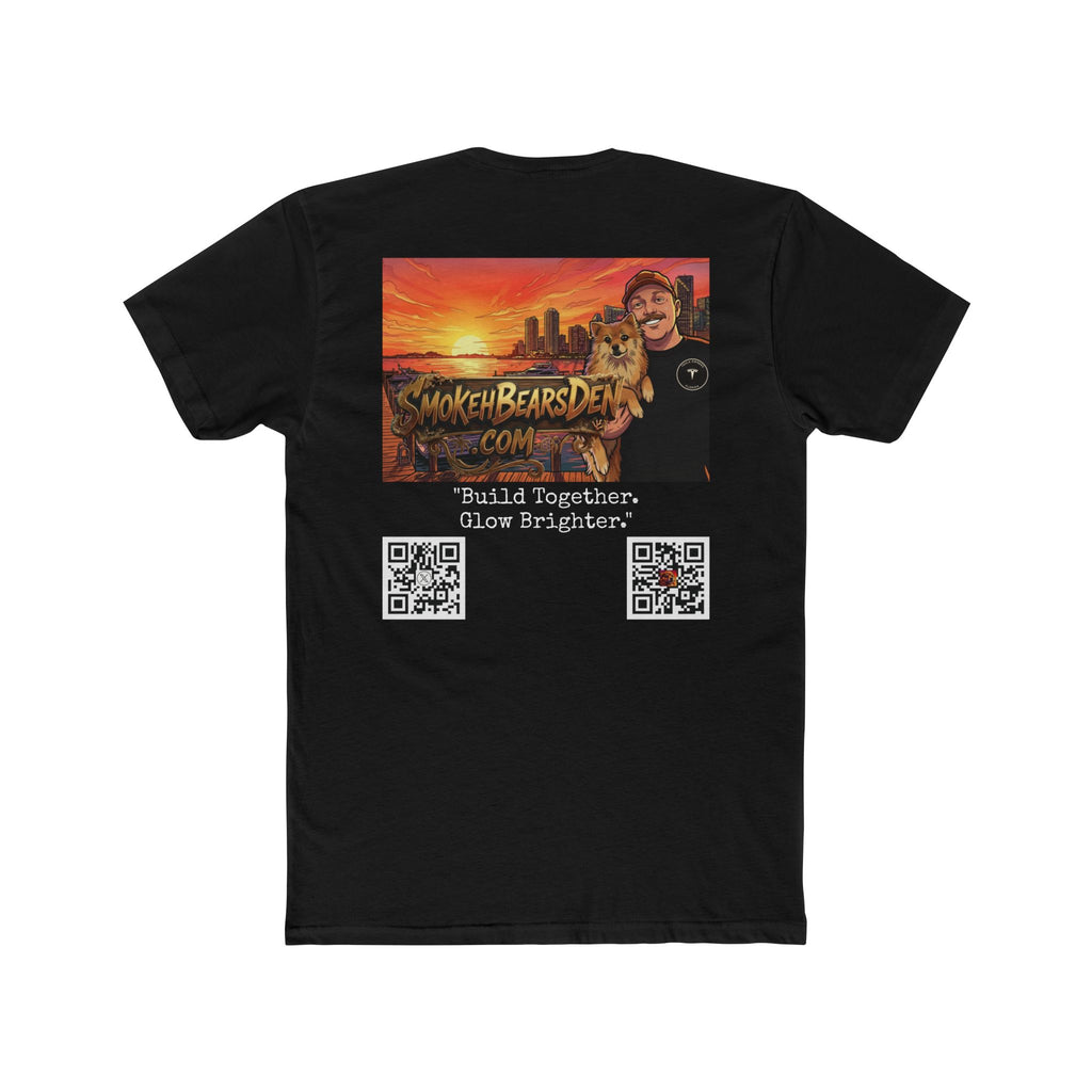@Smokehbear "Build Together. Glow Brighter." Cotton T-Shirt