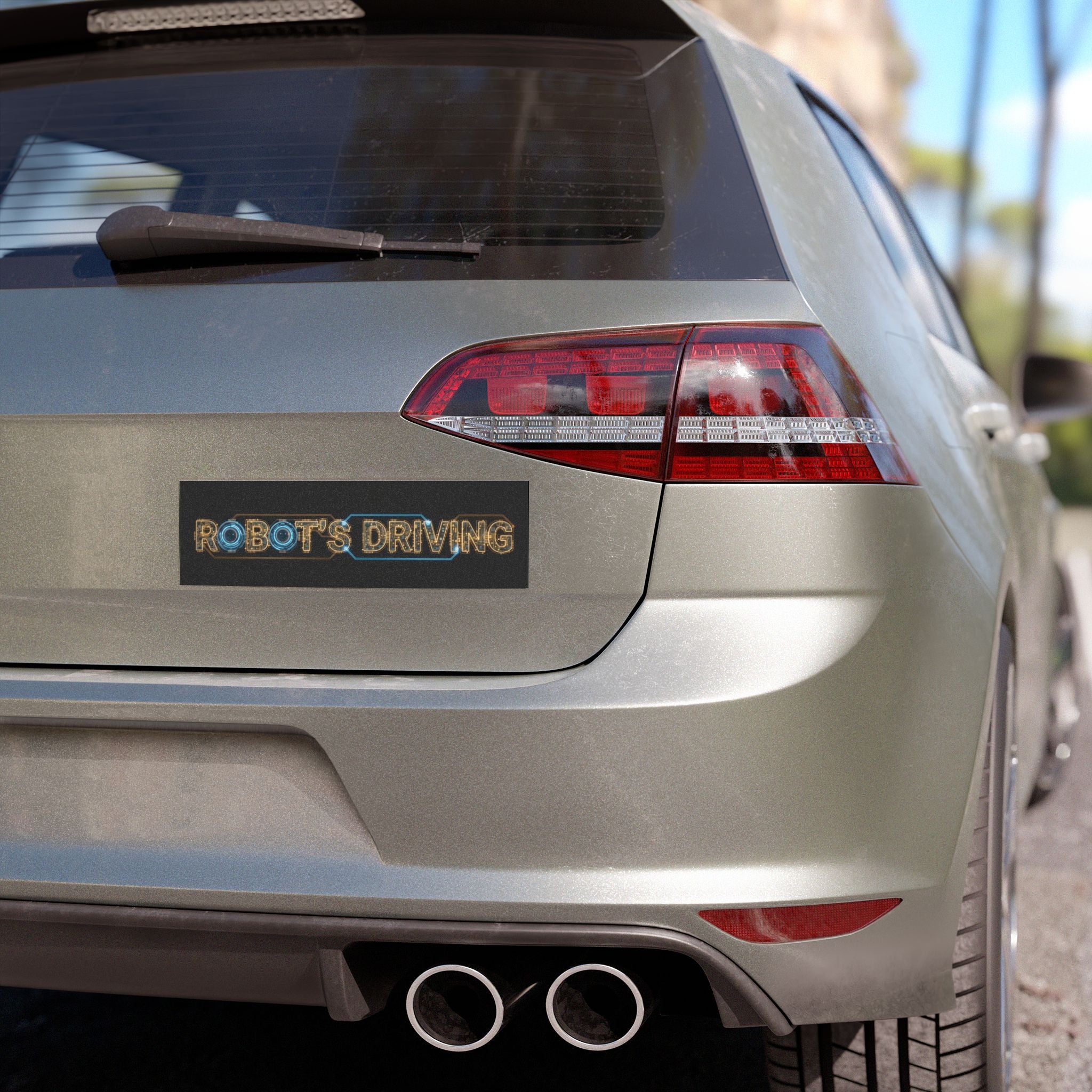 Car Magnet — "Robot's Driving" Camera/Circuit FSD
