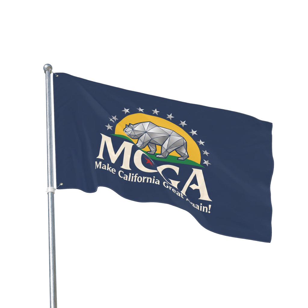 MCGA California Flag - "Make California Great Again" Double-Sided Flag