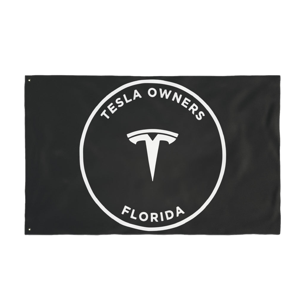 Tesla Owners Florida Double-Sided Club Flag