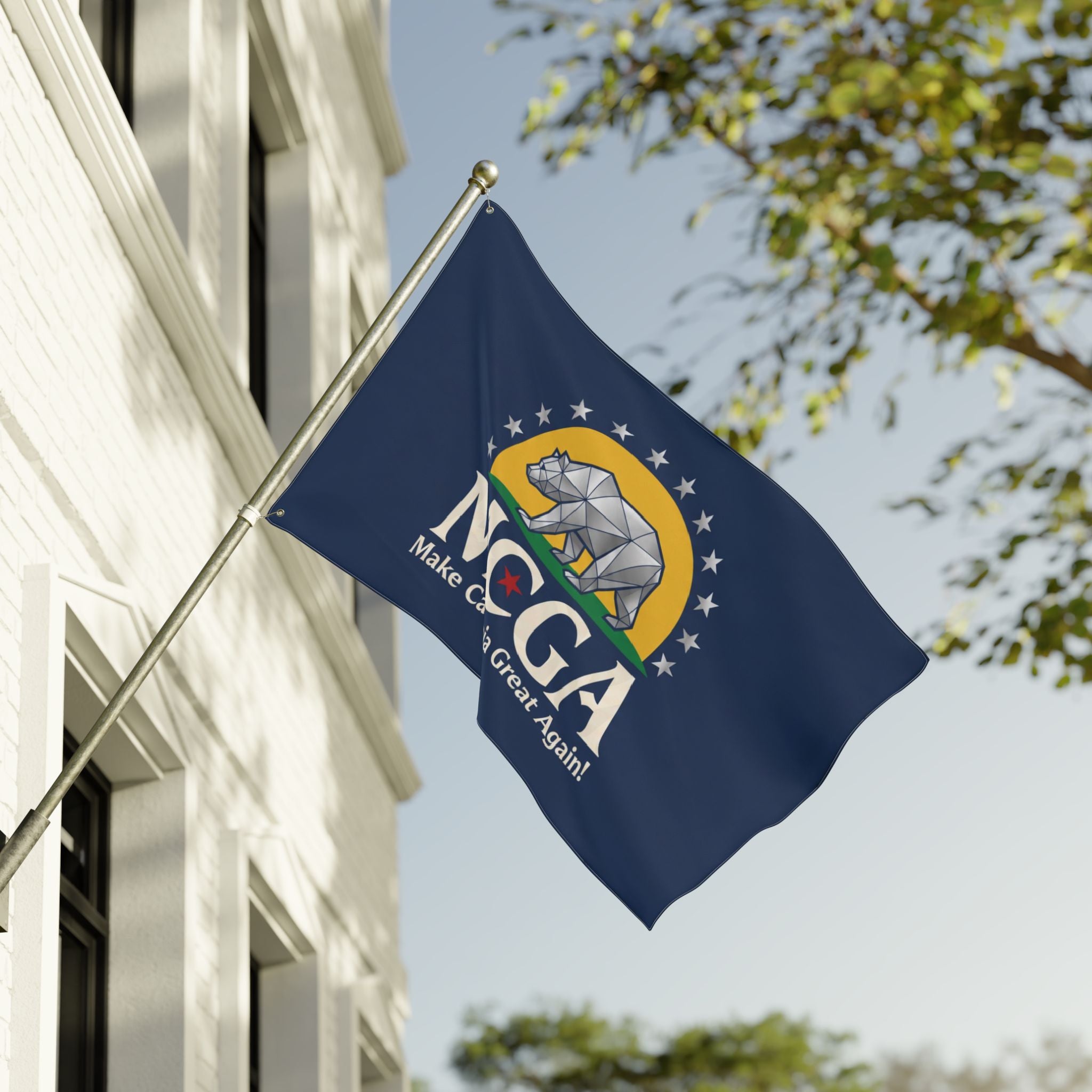 MCGA California Flag - "Make California Great Again" Double-Sided Flag
