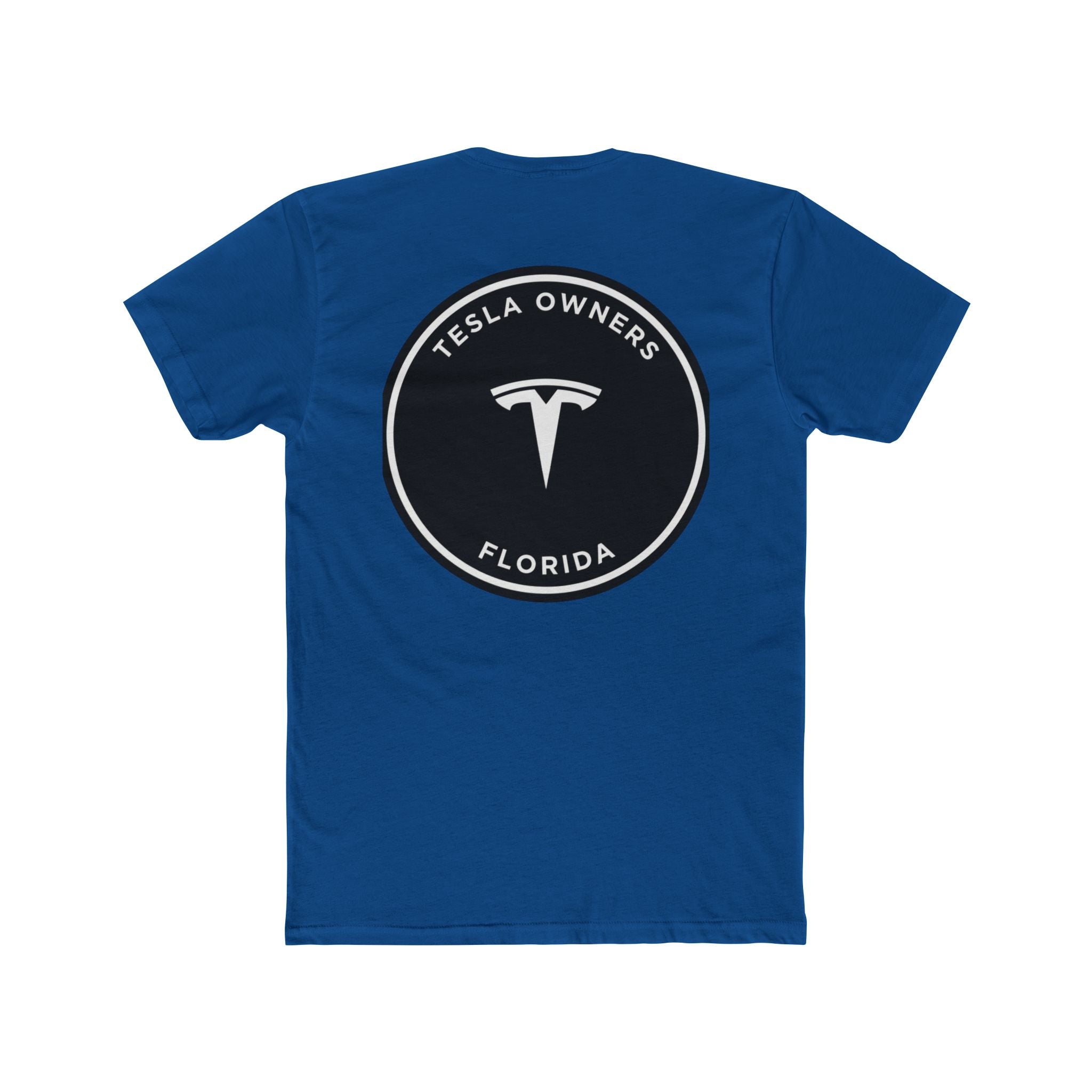 Tesla Owners Florida T-Shirt (small logo front, large back)