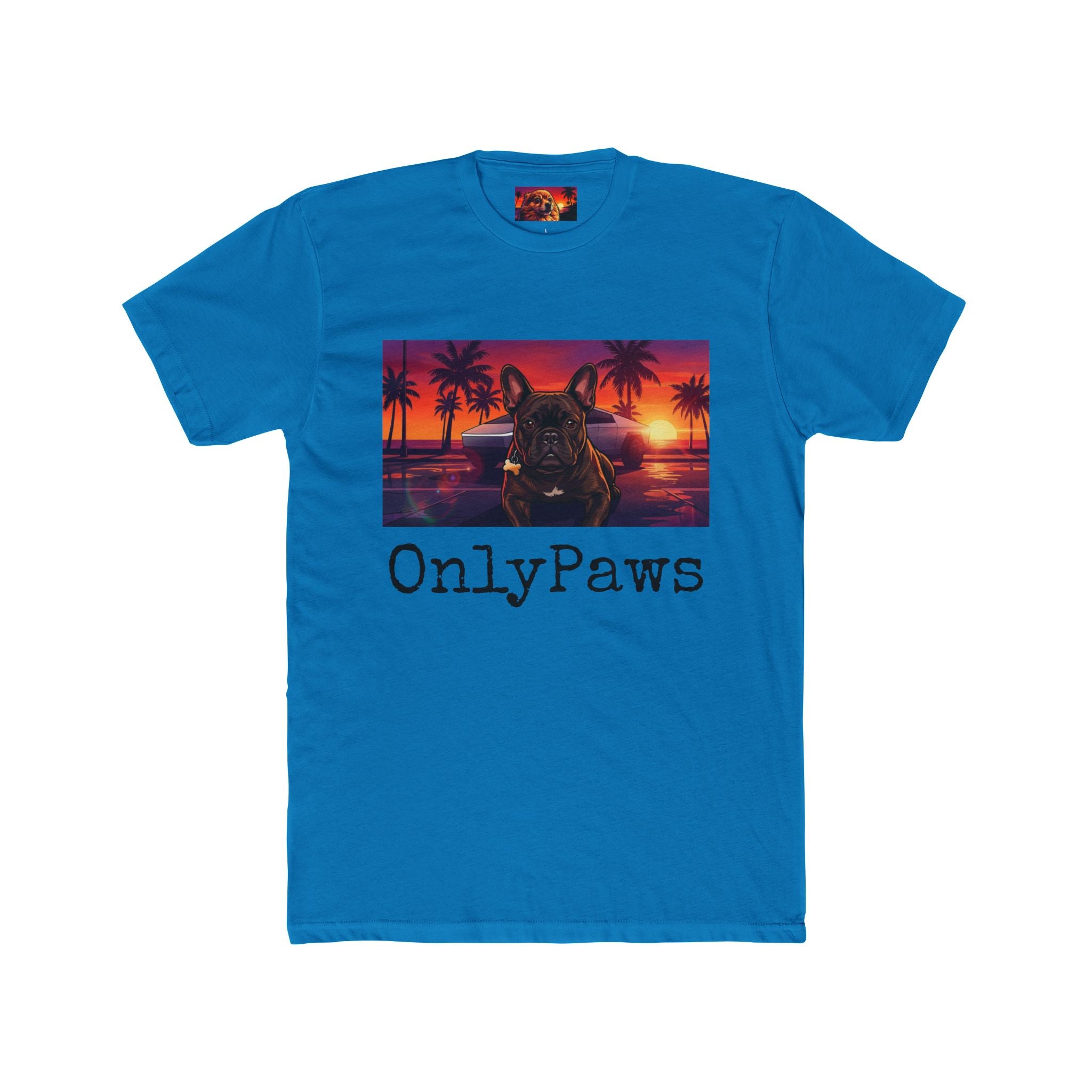 OnlyPaws Mateo Edition Sunset French Bulldog —  T-Shirt