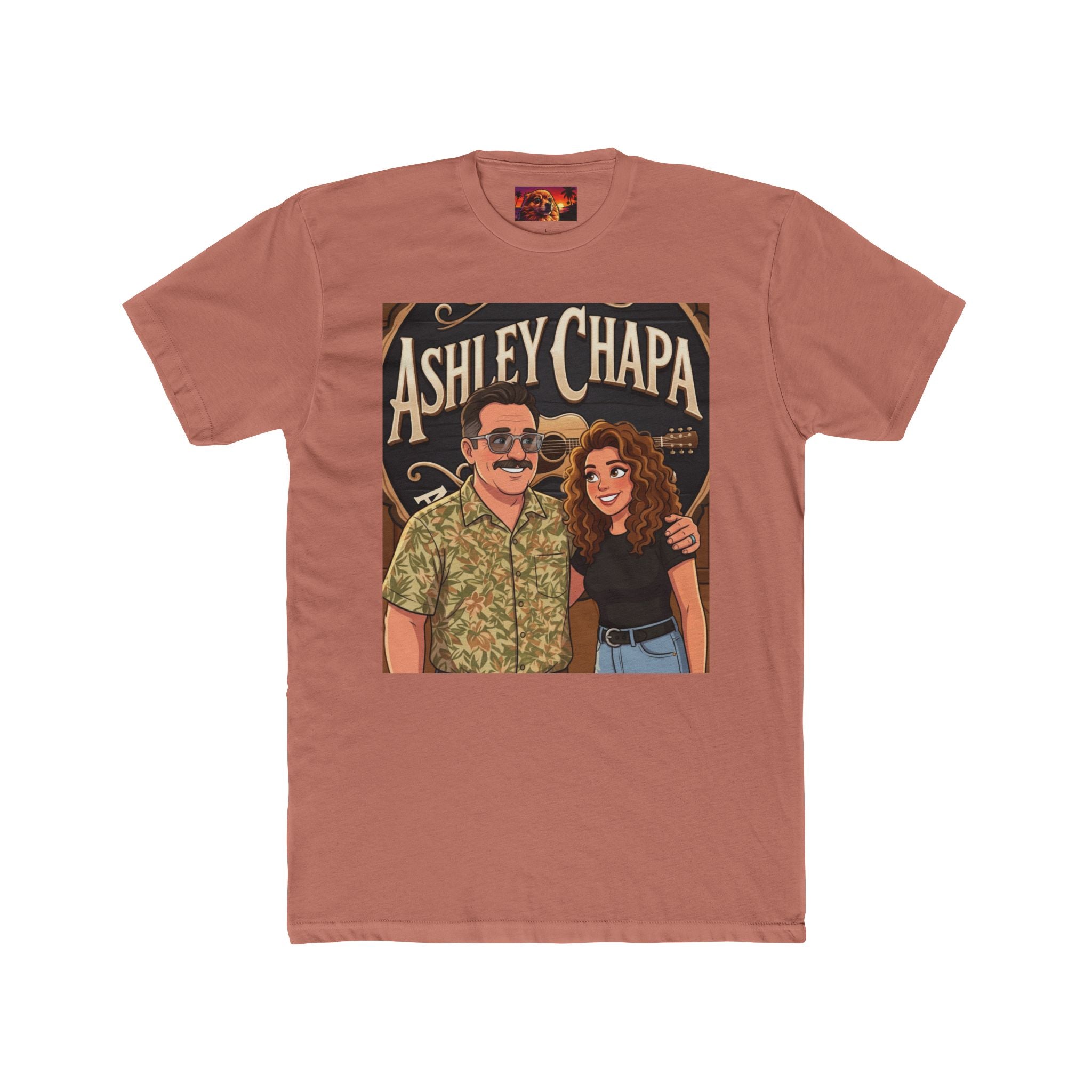Ashley Chapa "Dave Duo." Cotton T-Shirt