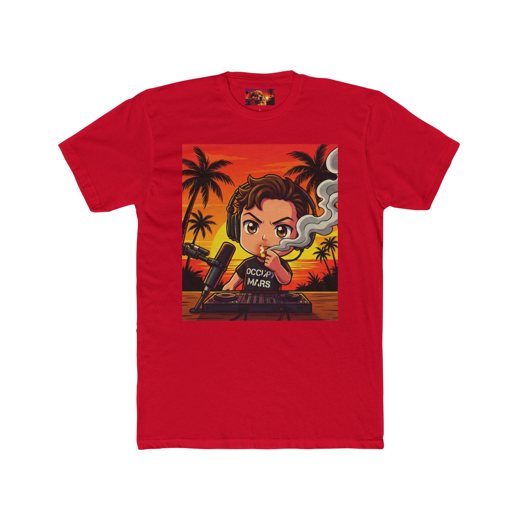 Sunset Chibi — "Occupy Mars"  T-Shirt