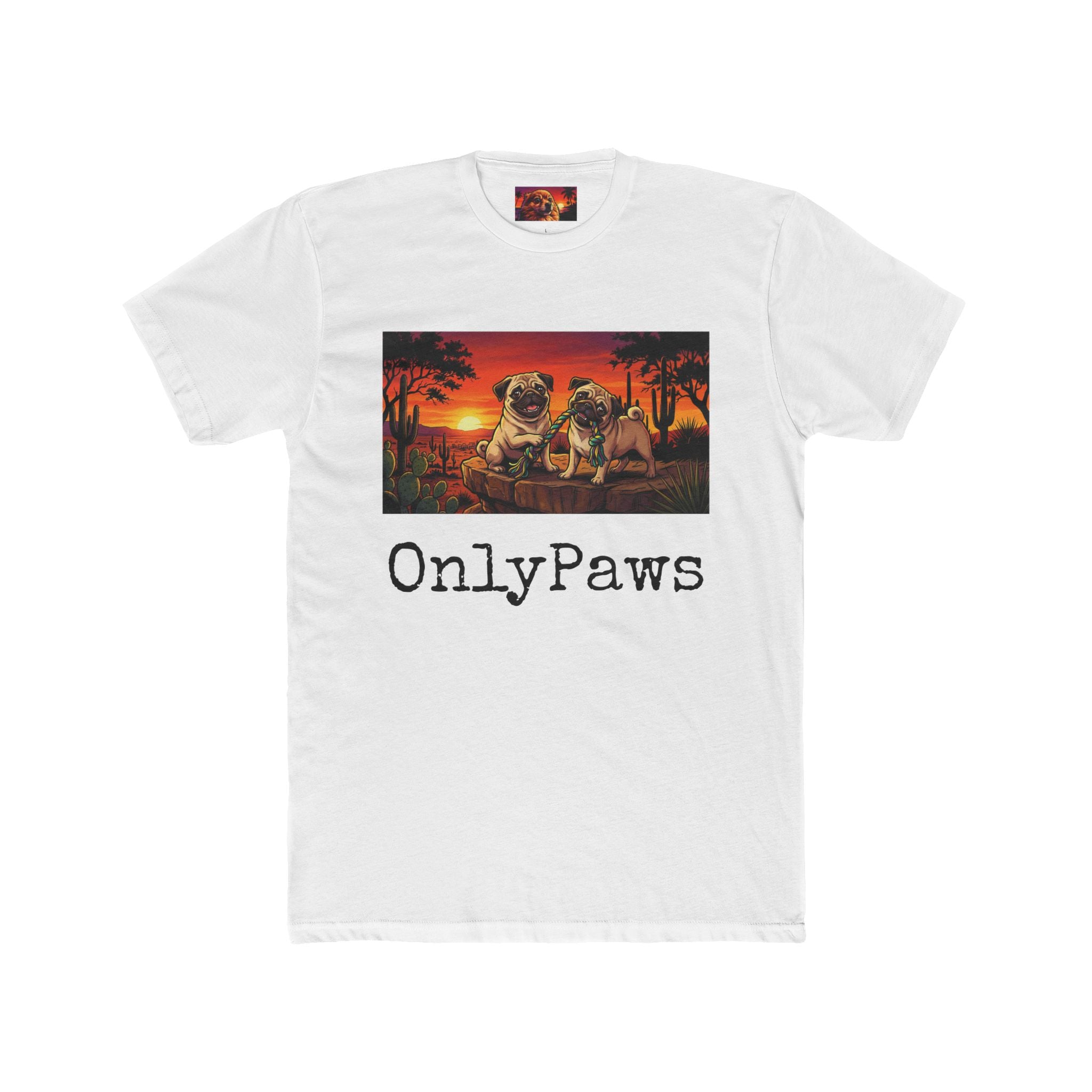 Bean and Egg Edition OnlyPaws Sunset Dog T-Shirt