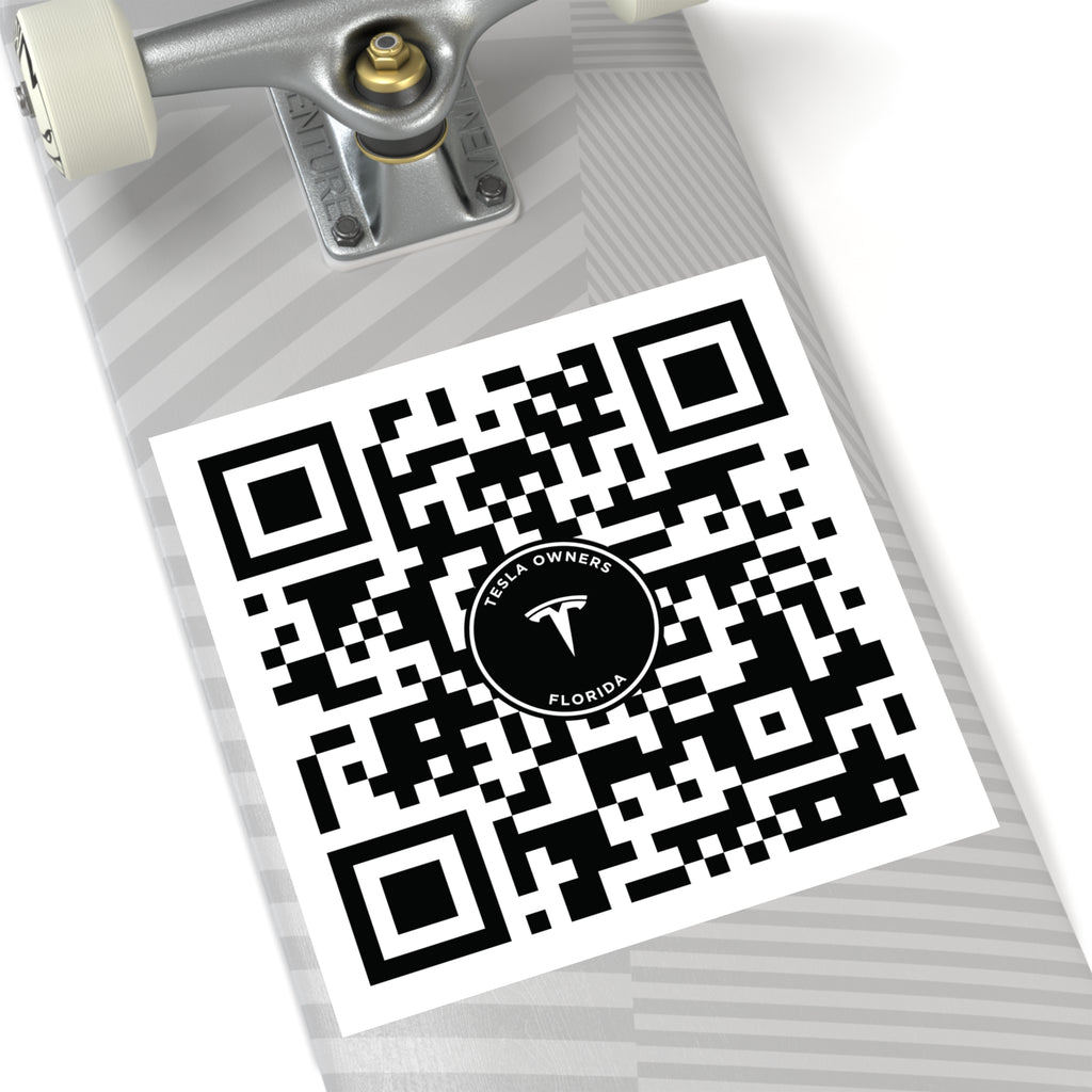 Tesla Owners Florida Join QR stickers (Indoor/Outdoor)