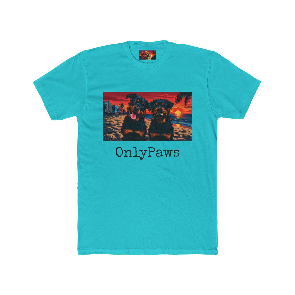 OnlyPaws Sunset Oliver and Dexter Tee