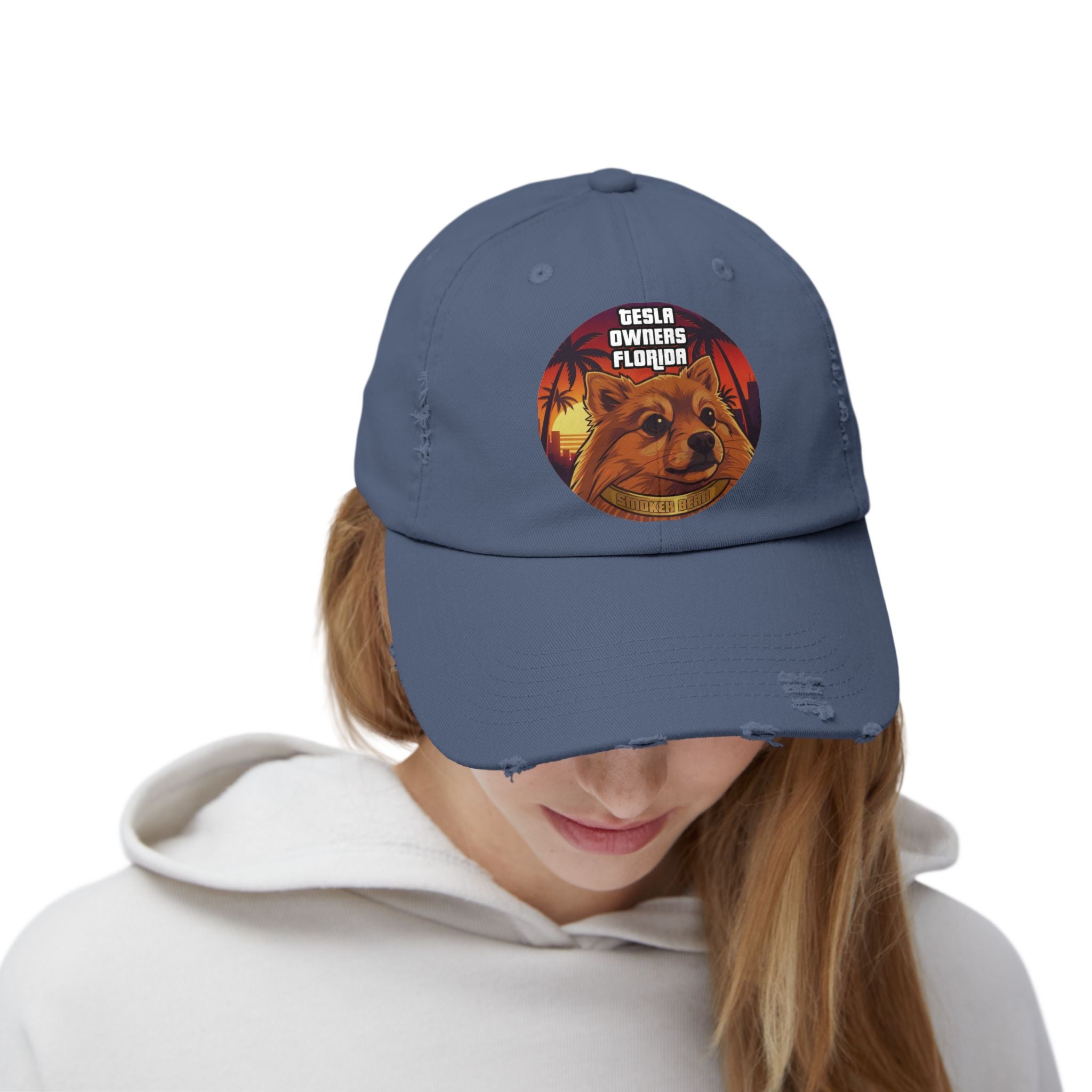 SmokehBear's Distressed Cap